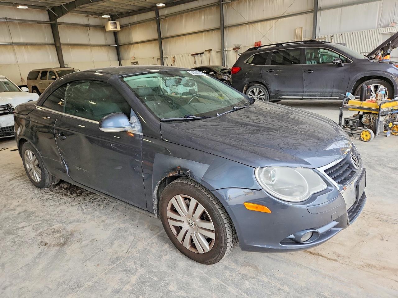 2007 Volkswagen Eos 2.0t Gray vin: WVWBA71F47V019326