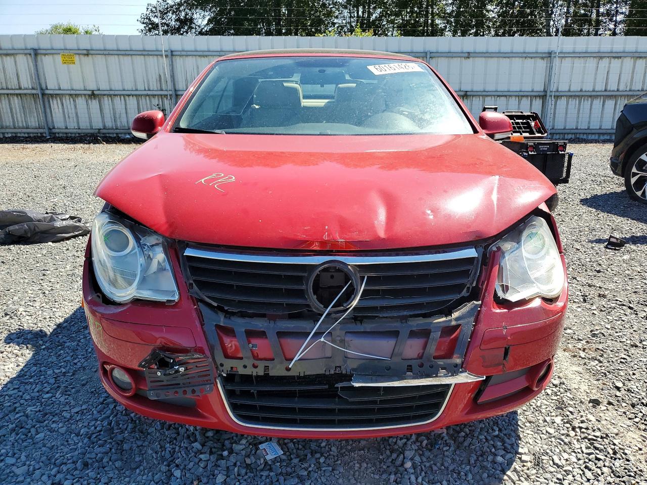 2007 Volkswagen Eos 2.0t Red vin: WVWBA71F47V048616