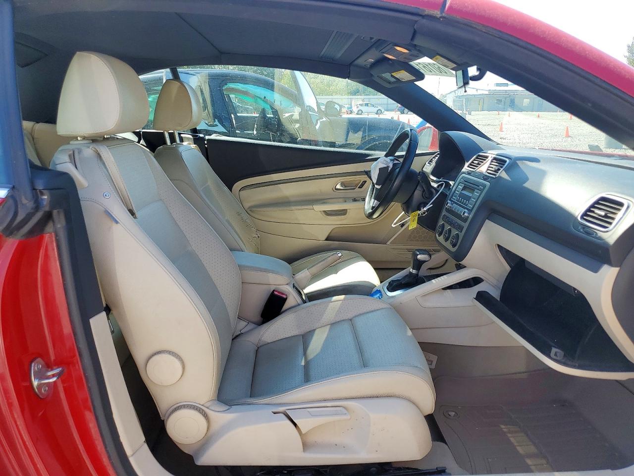 2007 Volkswagen Eos 2.0t Red vin: WVWBA71F47V048616