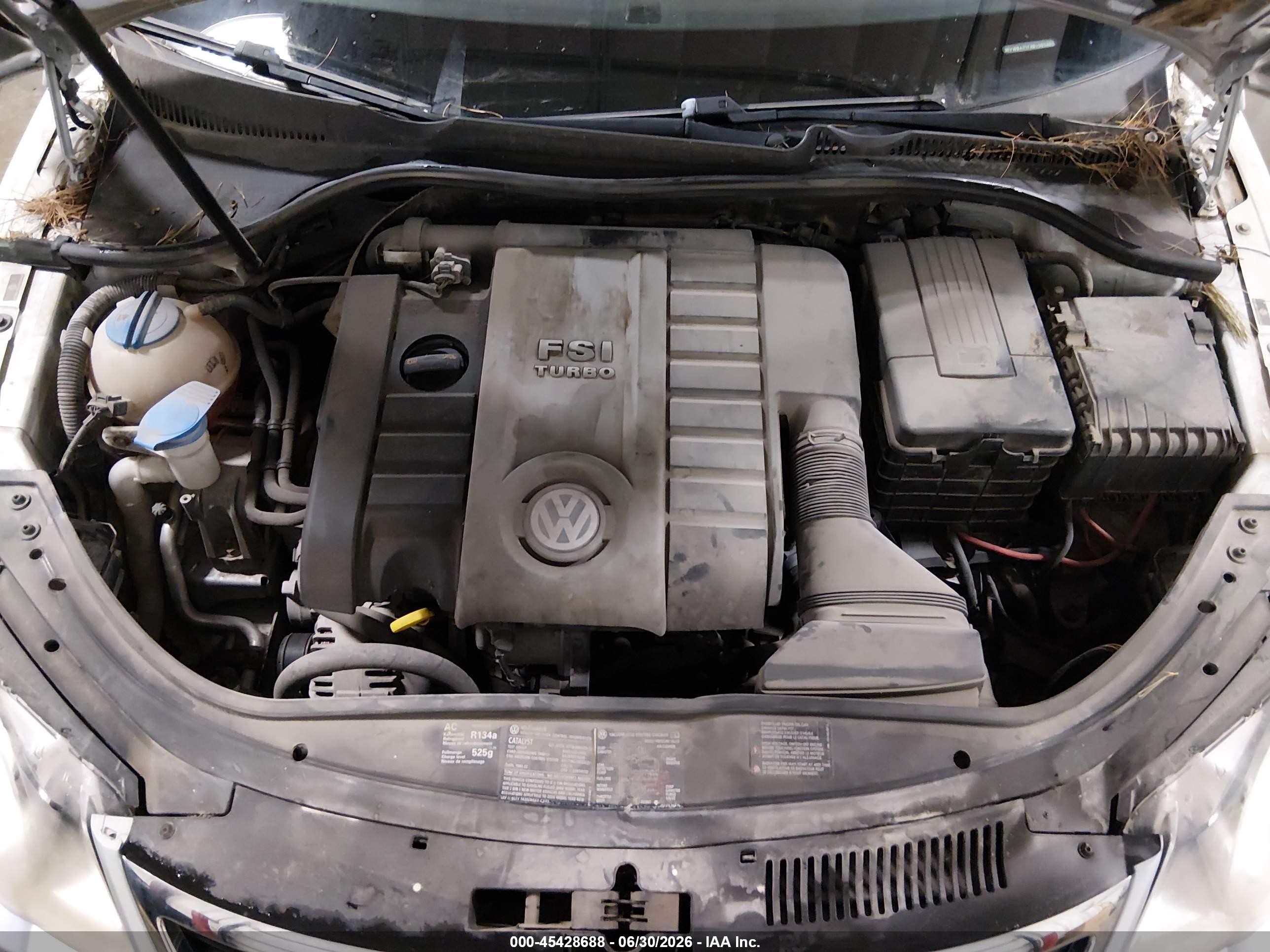 2008 Volkswagen Eos Komfort Silver vin: WVWBA71F48V003483