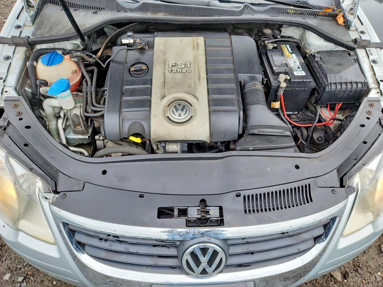 2008 Volkswagen Eos Turbo Silver vin: WVWBA71F48V014550