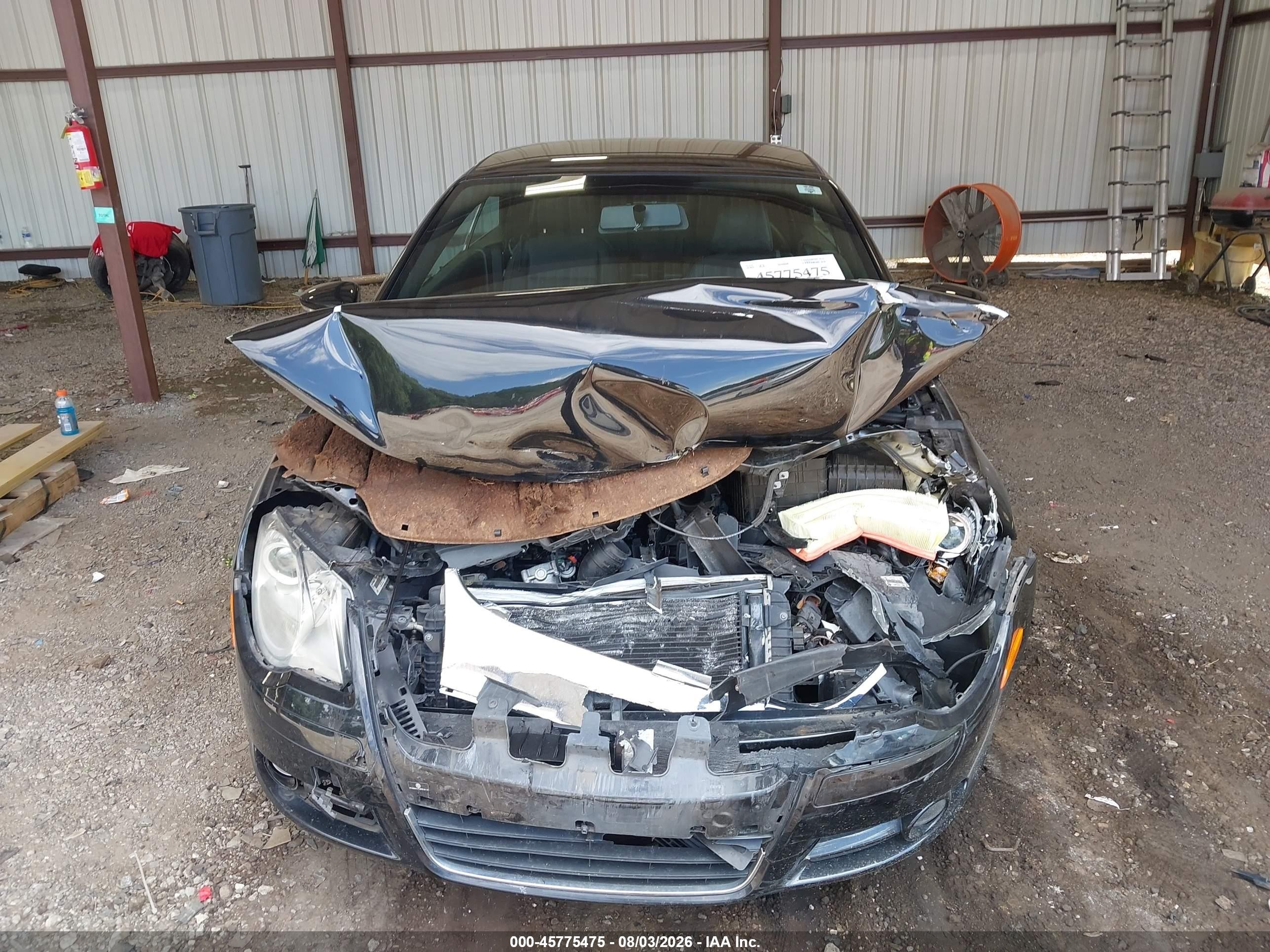 2009 Volkswagen Eos Komfort Black vin: WVWBA71F49V018129