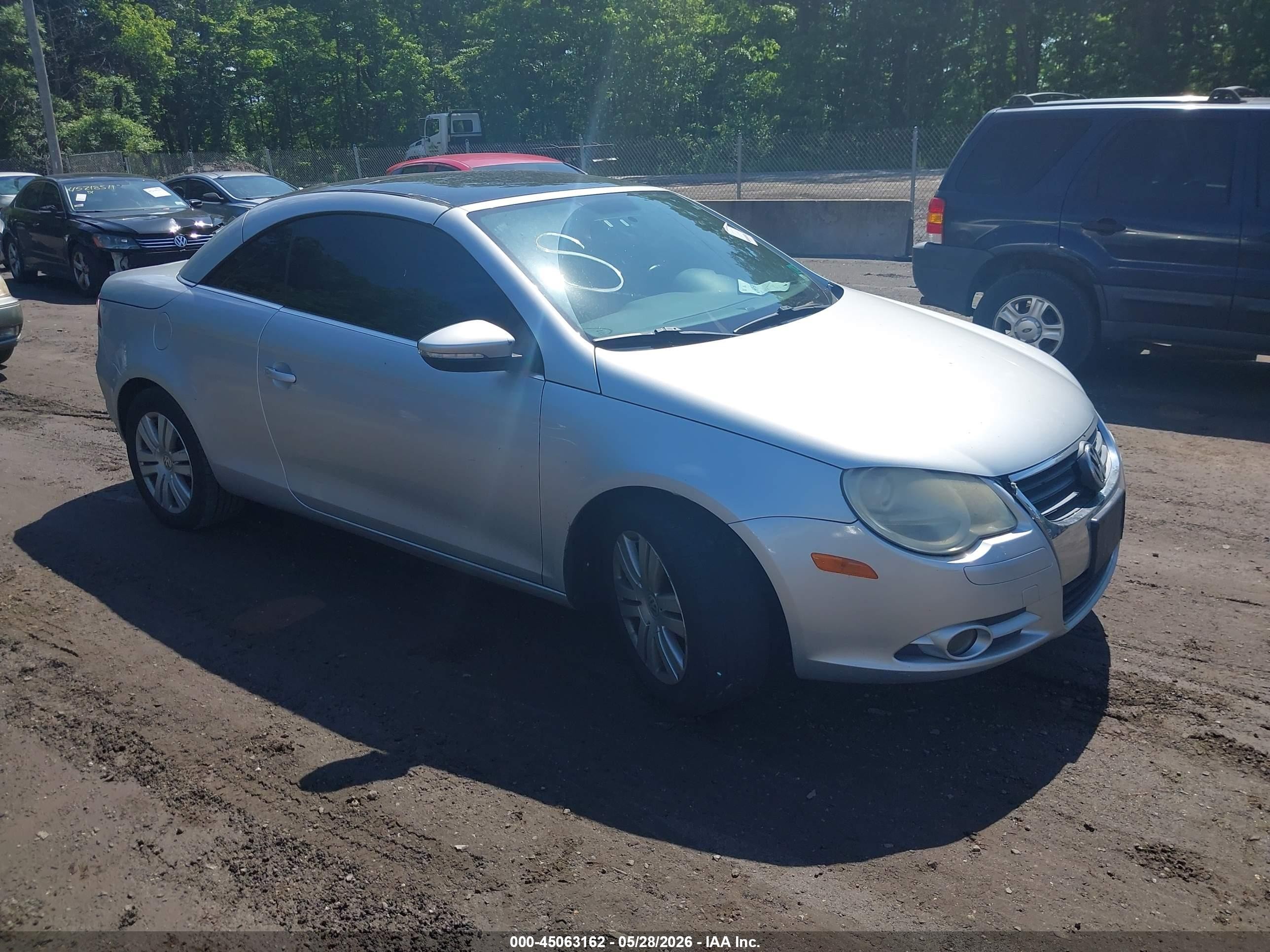 2009 Volkswagen Eos Komfort Gray vin: WVWBA71F49V024027