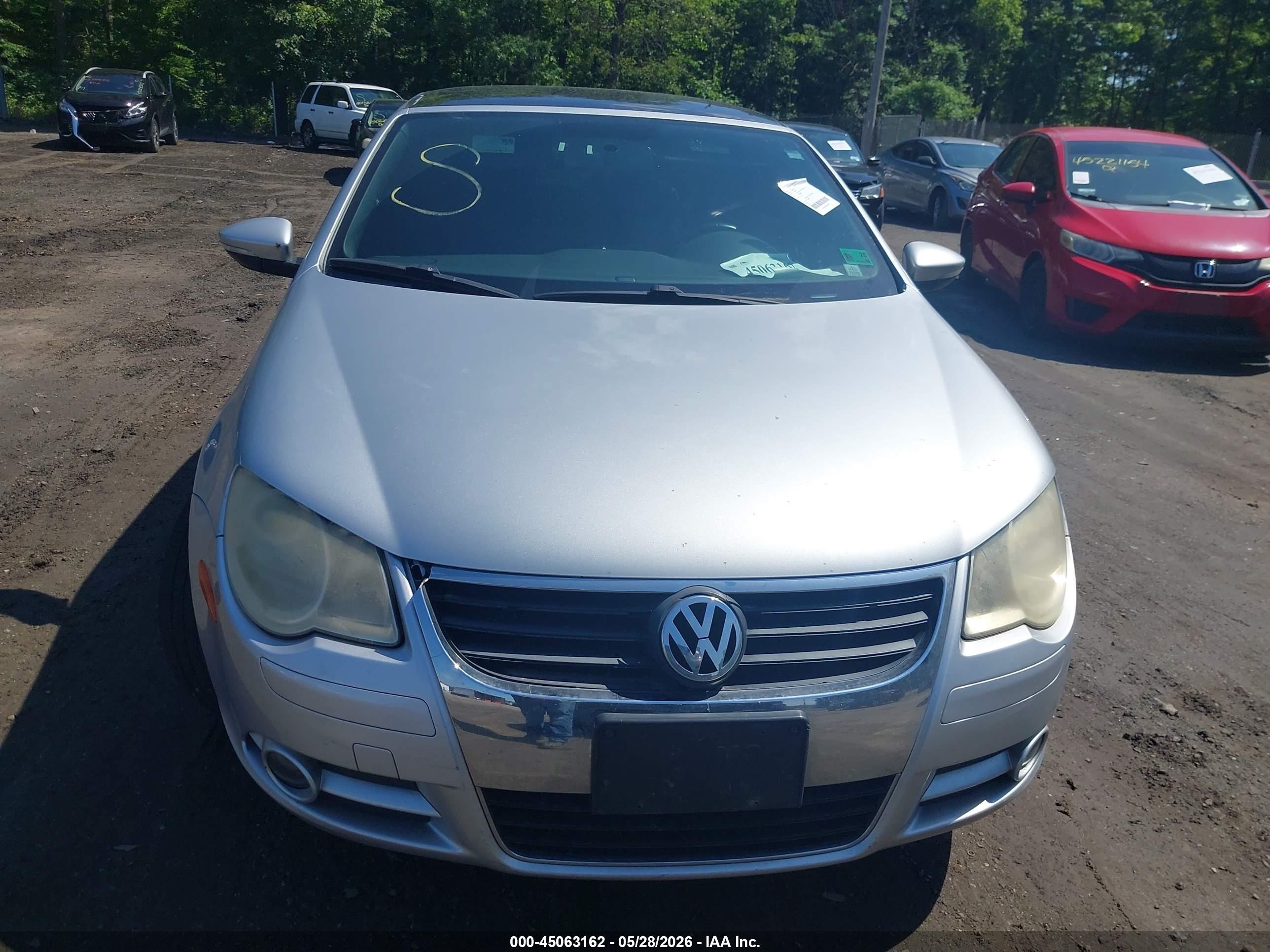 2009 Volkswagen Eos Komfort Gray vin: WVWBA71F49V024027