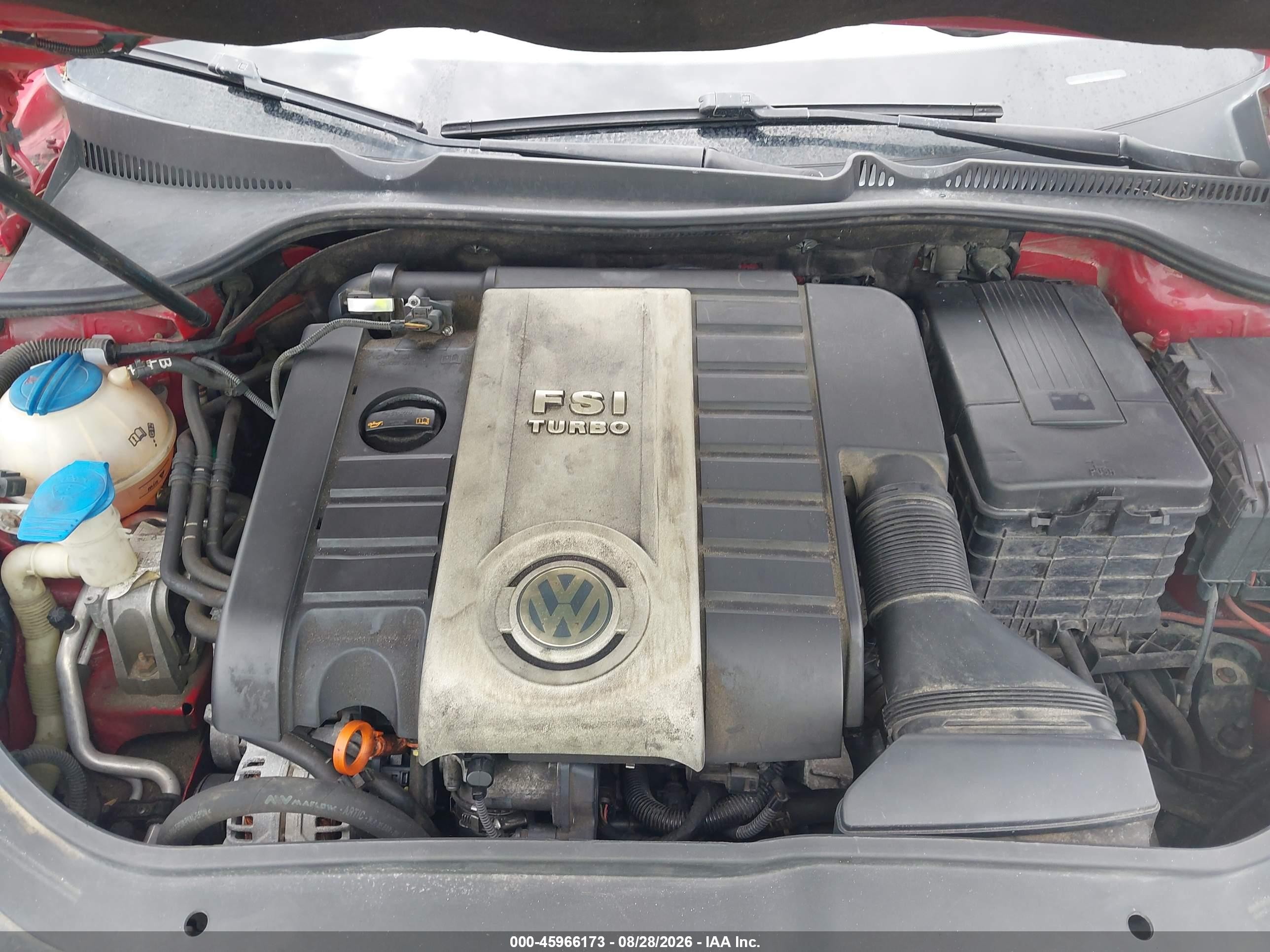 2008 Volkswagen Eos Komfort/turbo Red vin: WVWBA71F58V053342