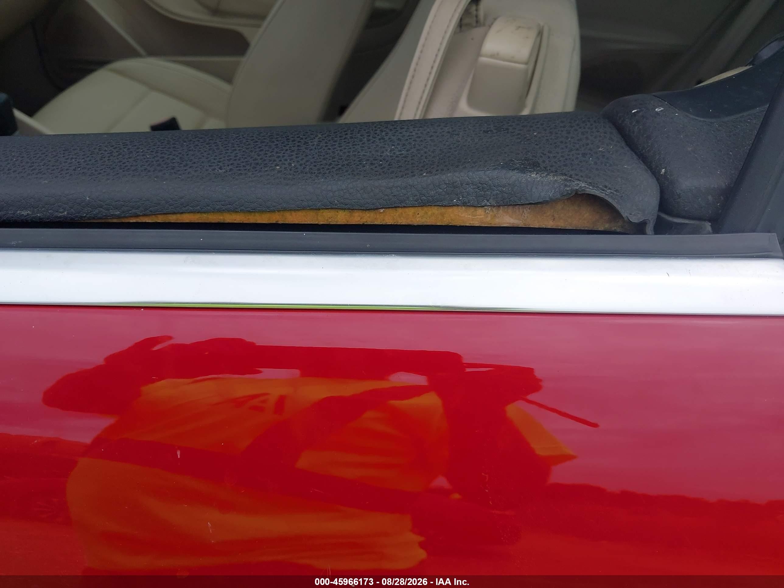 2008 Volkswagen Eos Komfort/turbo Red vin: WVWBA71F58V053342