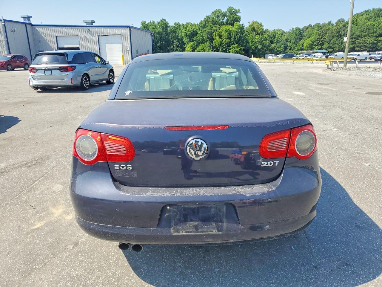 2007 Volkswagen Eos 2.0t Синий vin: WVWBA71F67V039013