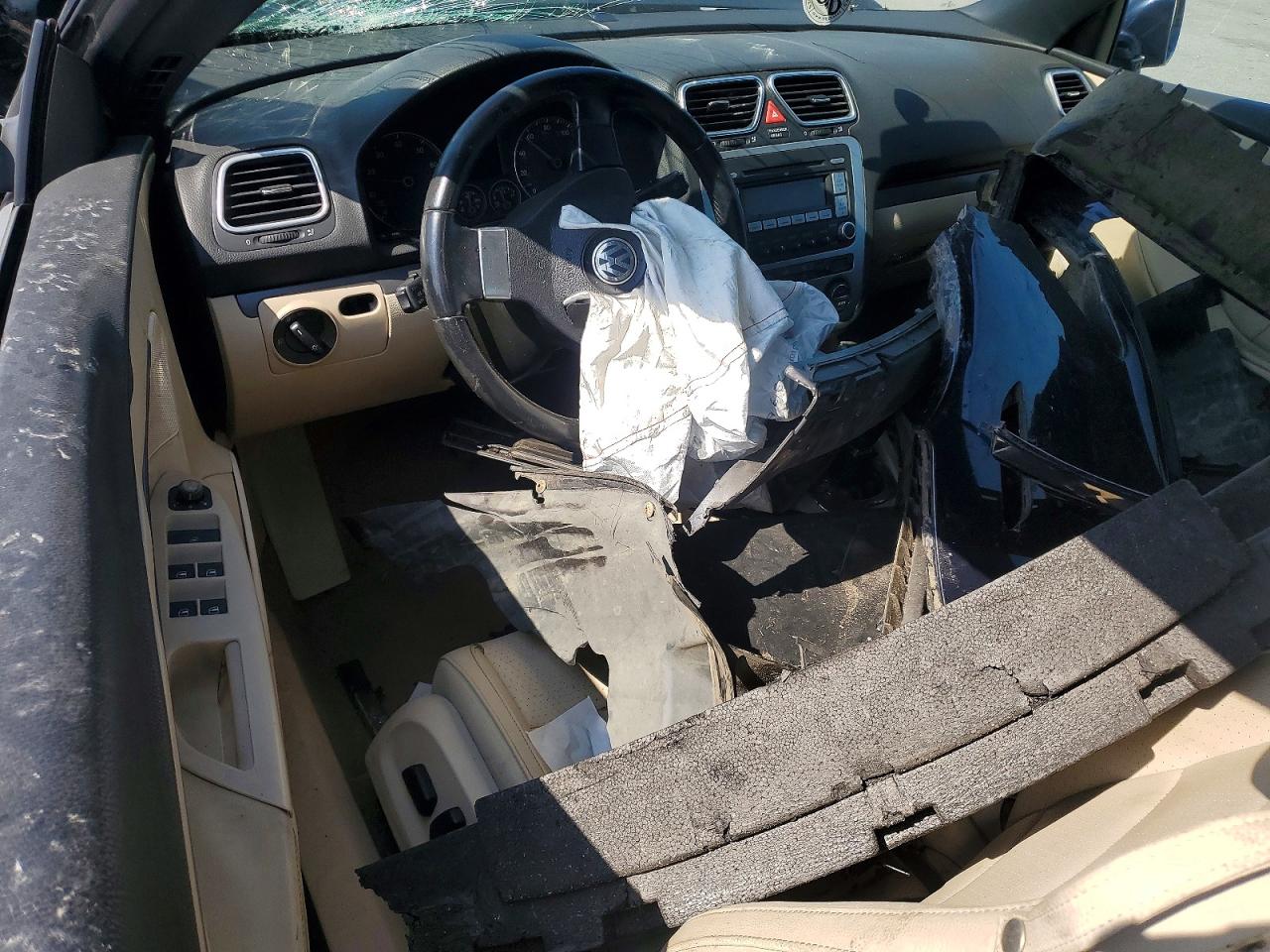 2007 Volkswagen Eos 2.0t Синий vin: WVWBA71F67V039013