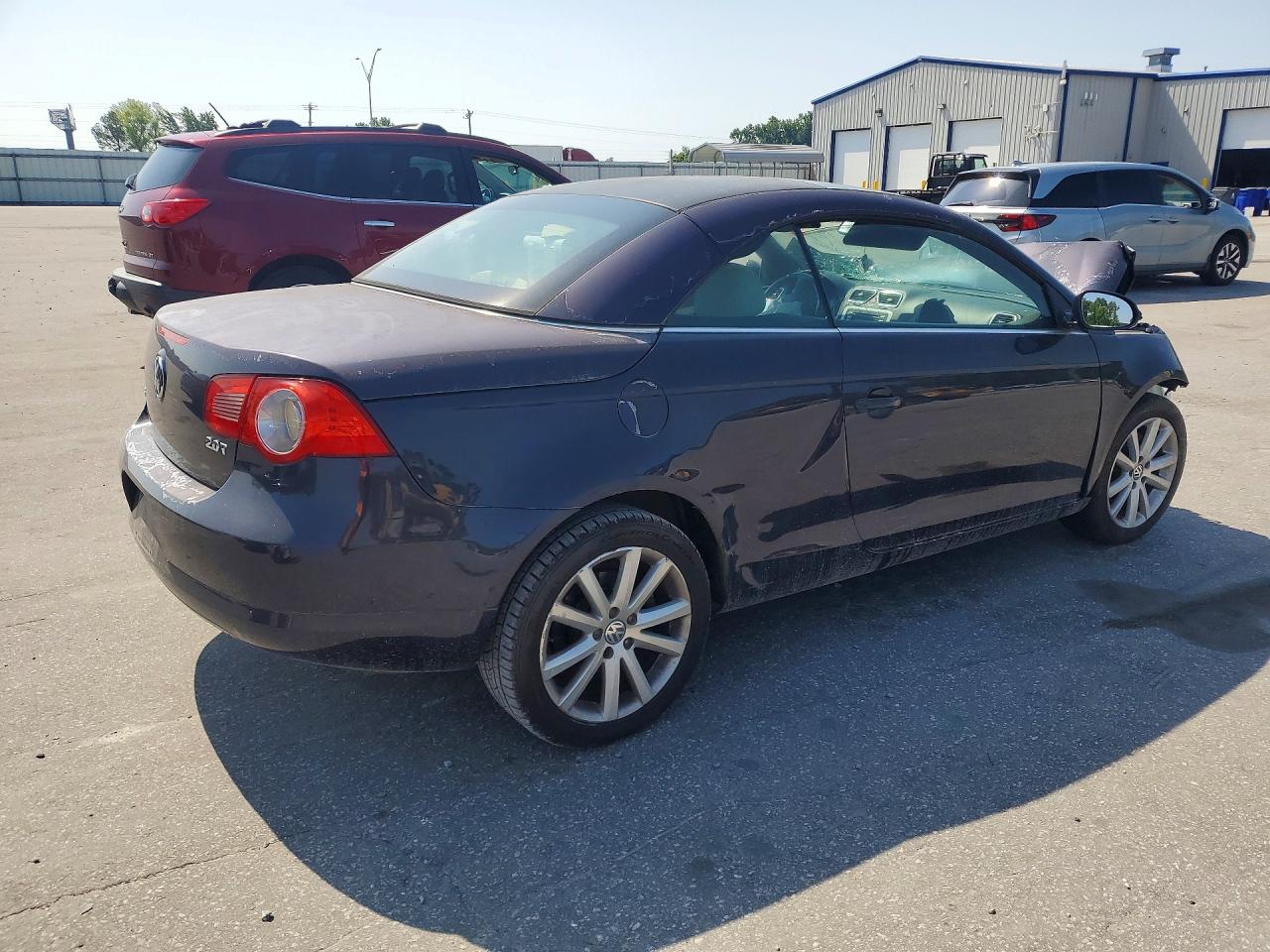 2007 Volkswagen Eos 2.0t Синий vin: WVWBA71F67V039013
