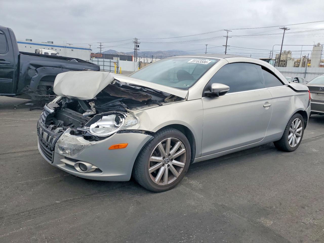 2009 Volkswagen Eos Turbo Tan vin: WVWBA71F69V008122