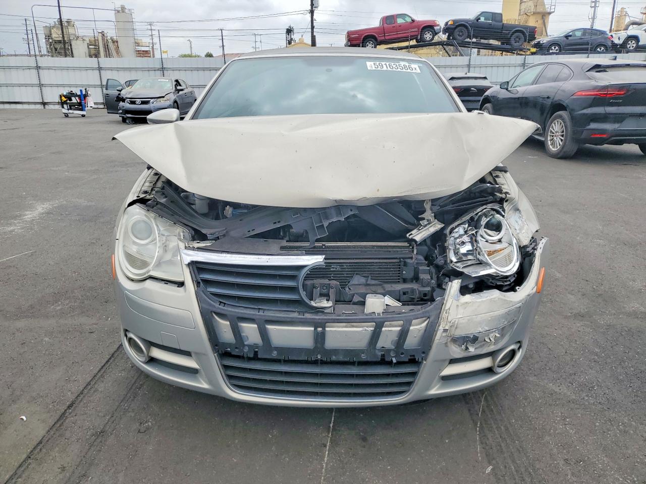 2009 Volkswagen Eos Turbo Tan vin: WVWBA71F69V008122
