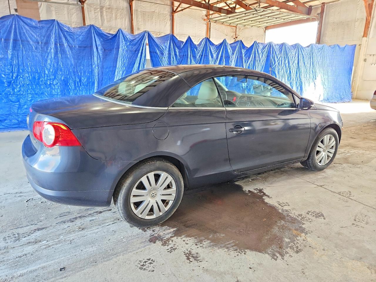 2009 Volkswagen Eos Turbo Black vin: WVWBA71F69V019914
