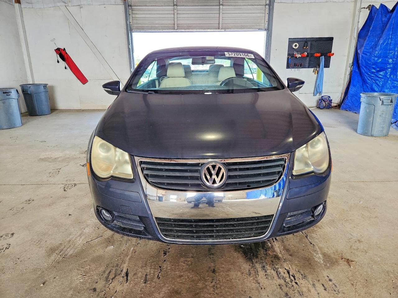 2009 Volkswagen Eos Turbo Black vin: WVWBA71F69V019914