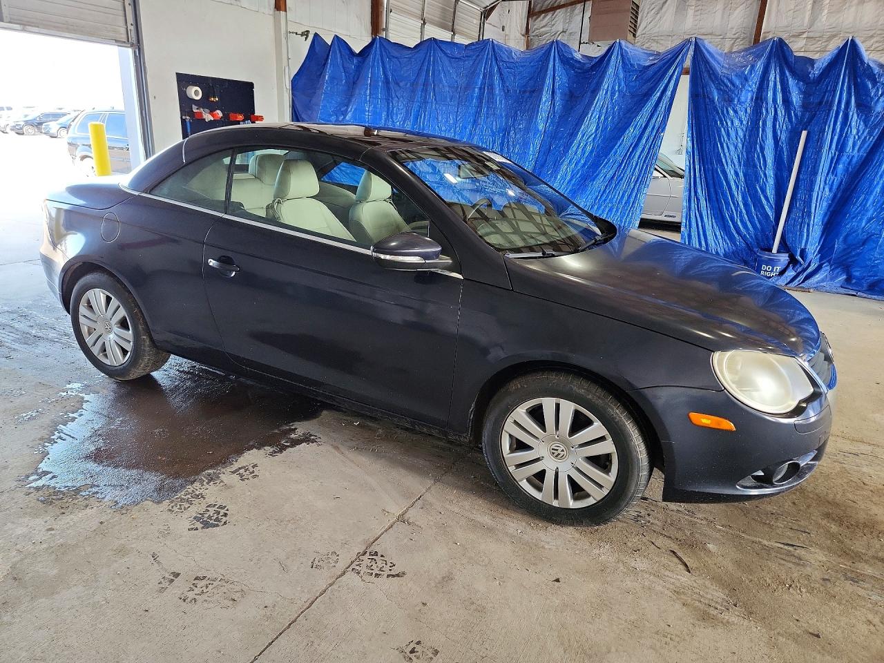 2009 Volkswagen Eos Turbo Black vin: WVWBA71F69V019914