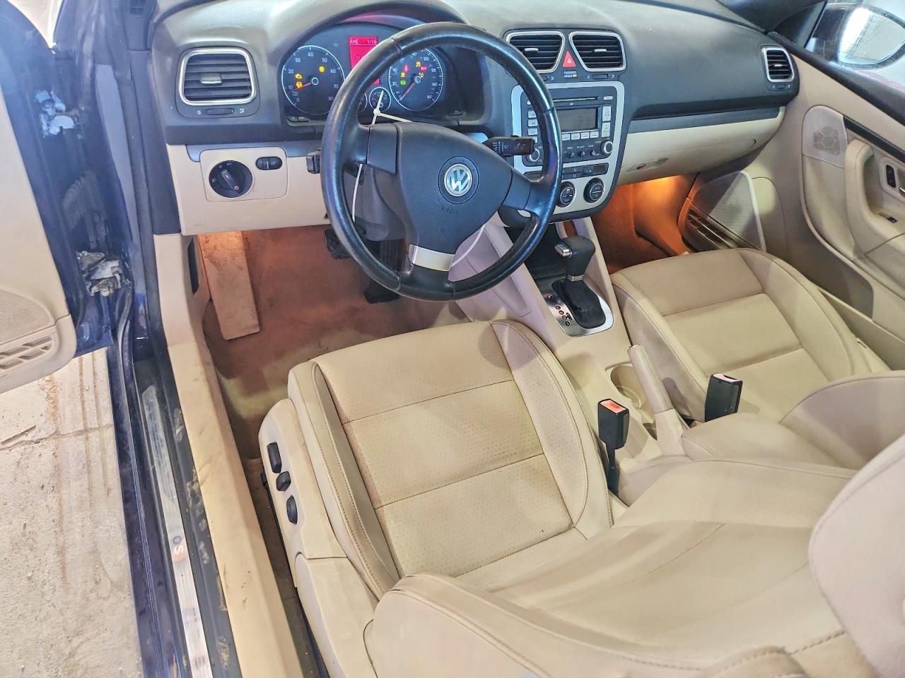 2009 Volkswagen Eos Turbo Black vin: WVWBA71F69V019914