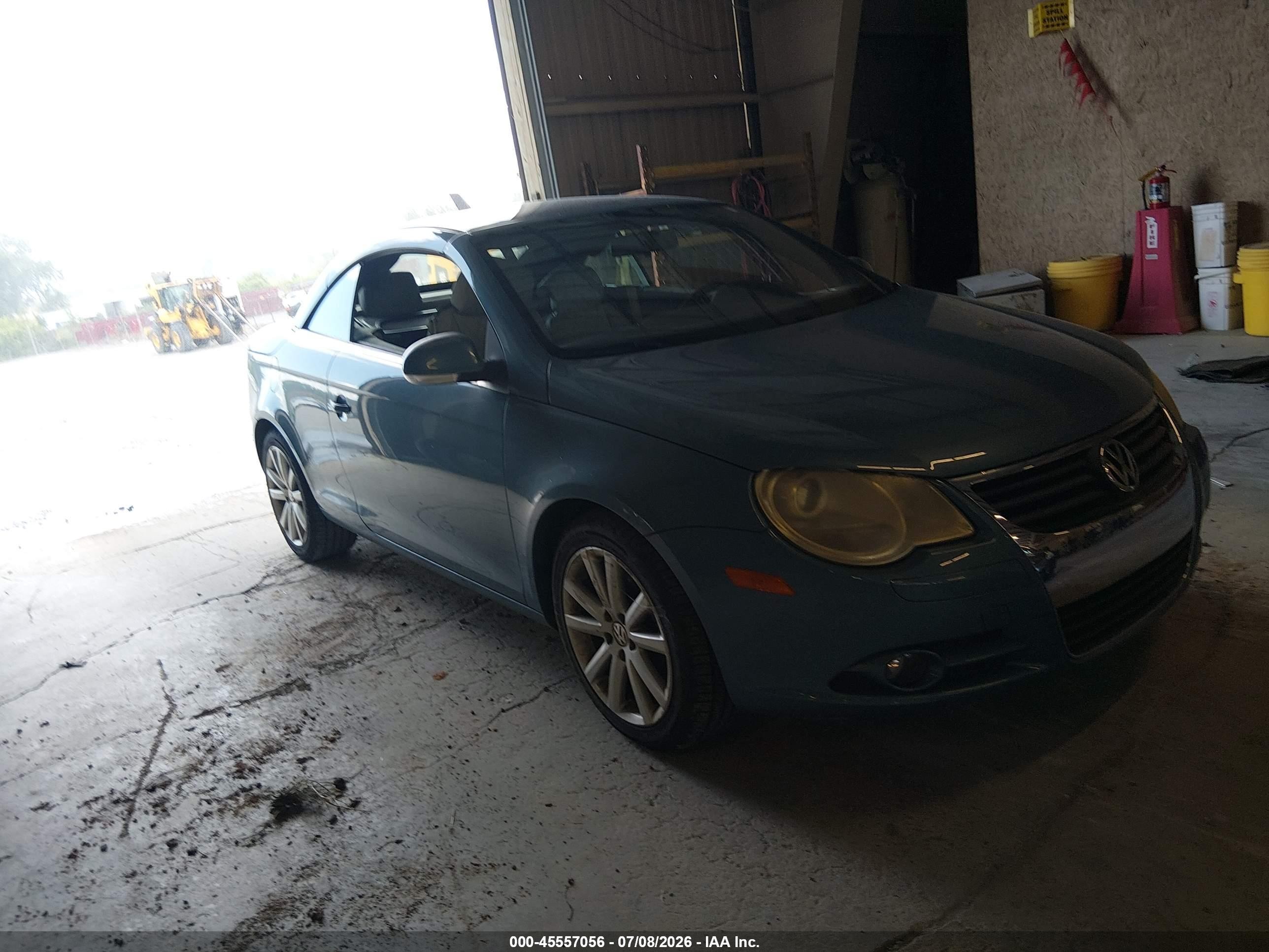 2008 Volkswagen Eos Komfort/turbo Blue vin: WVWBA71F78V023419