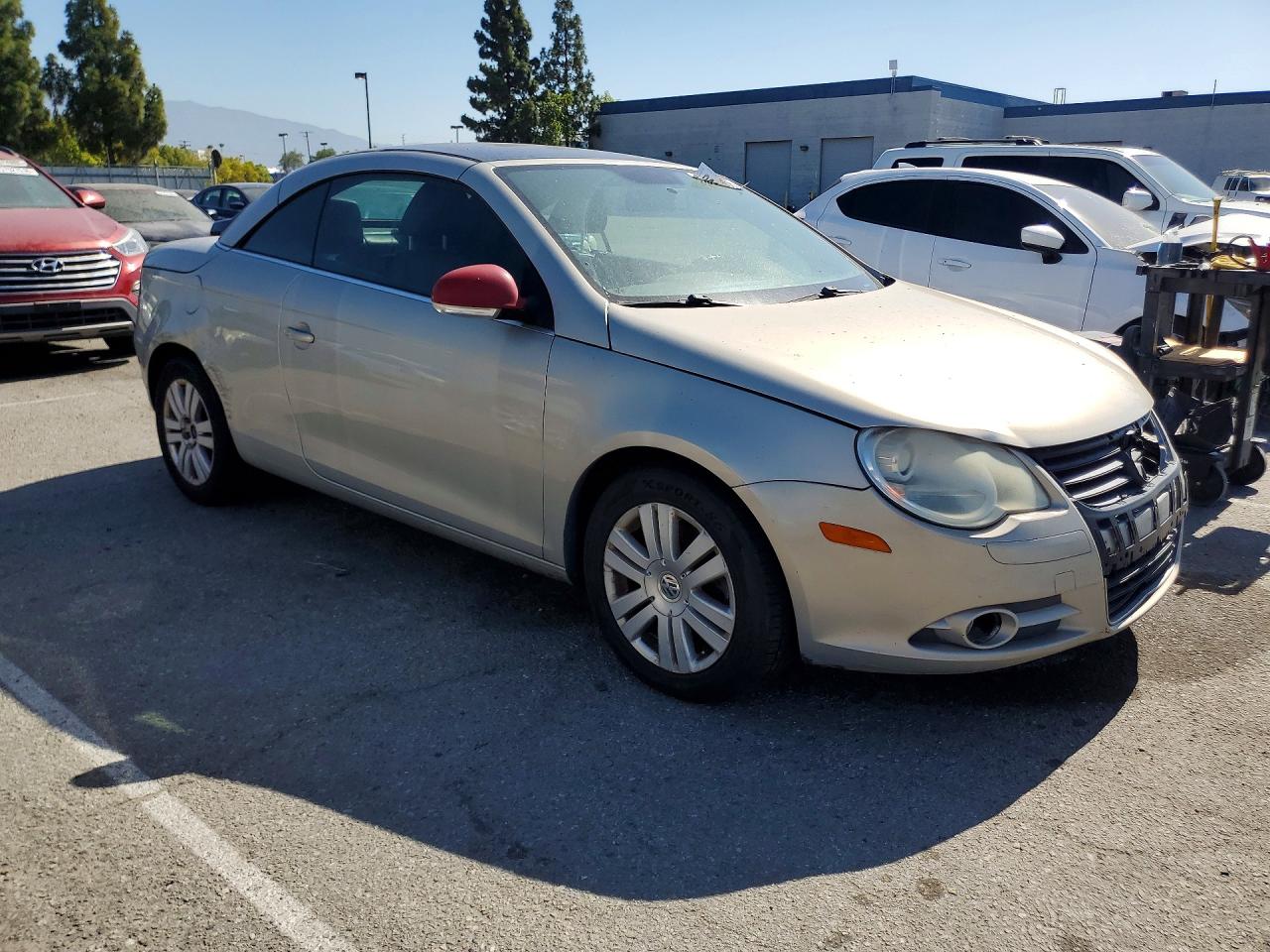 2009 Volkswagen Eos Turbo Silver vin: WVWBA71F89V009837