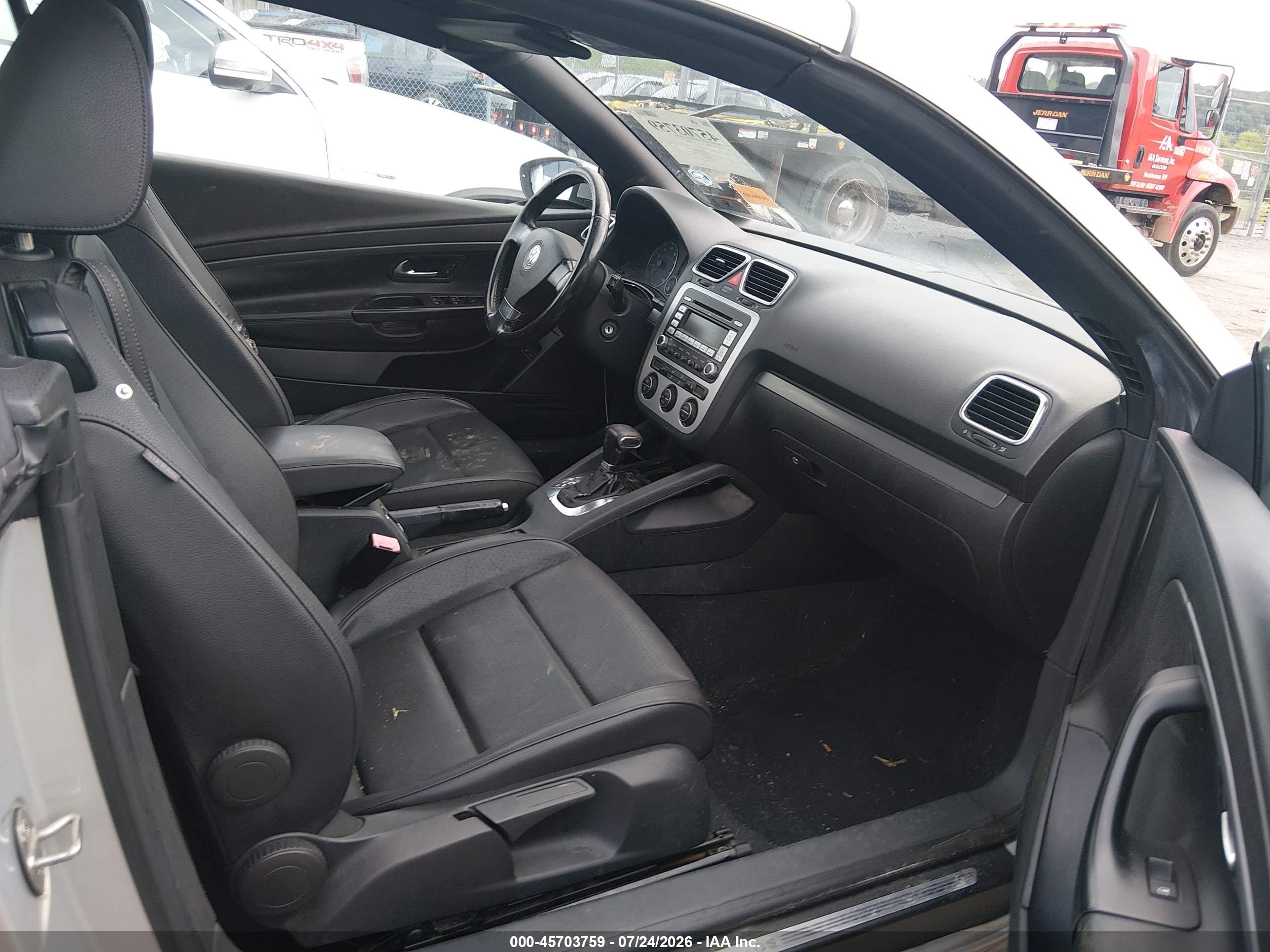 2009 Volkswagen Eos Komfort Champagne vin: WVWBA71F89V019266