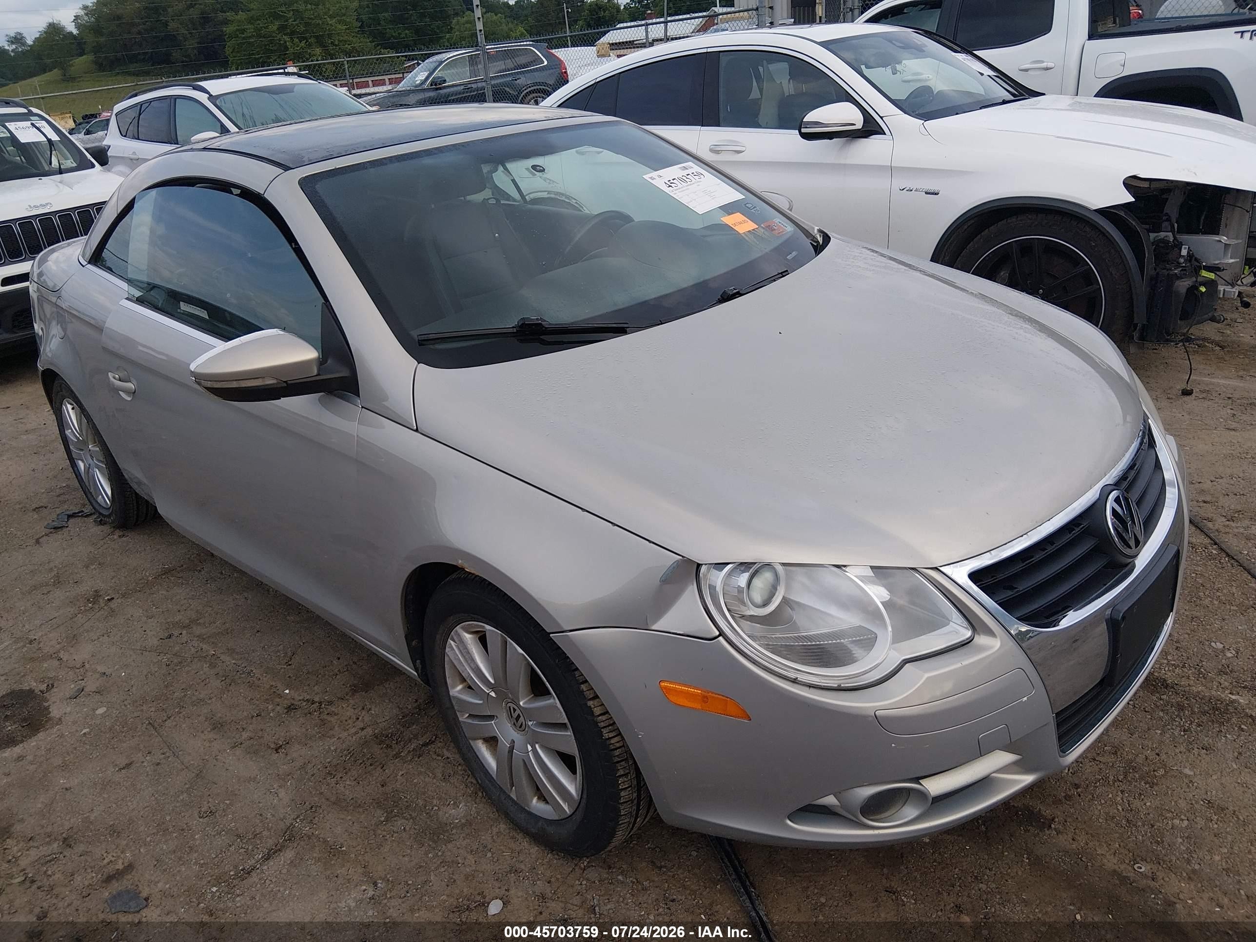 2009 Volkswagen Eos Komfort Champagne vin: WVWBA71F89V019266