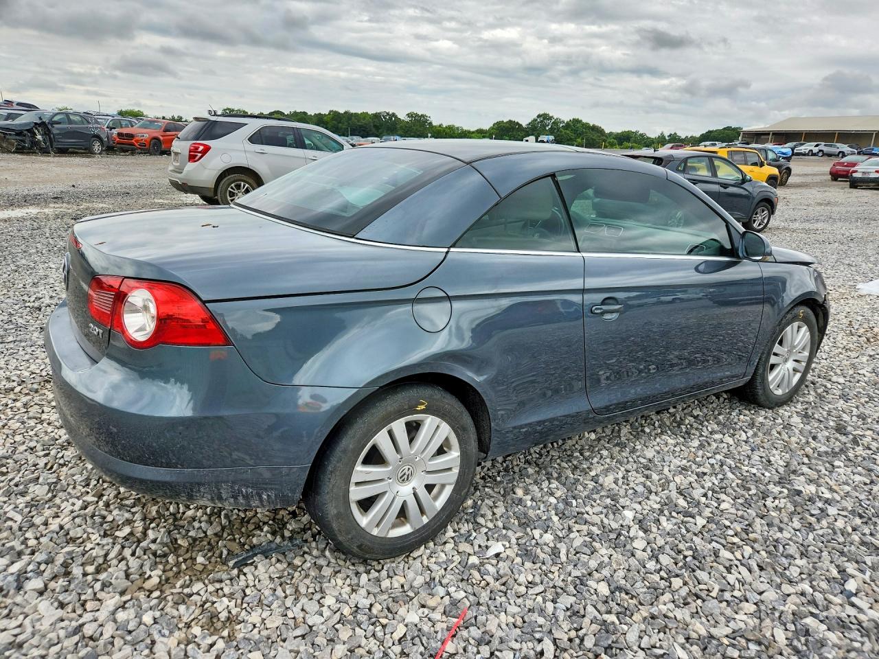 2007 Volkswagen Eos 2.0t Charcoal vin: WVWBA71F97V009245
