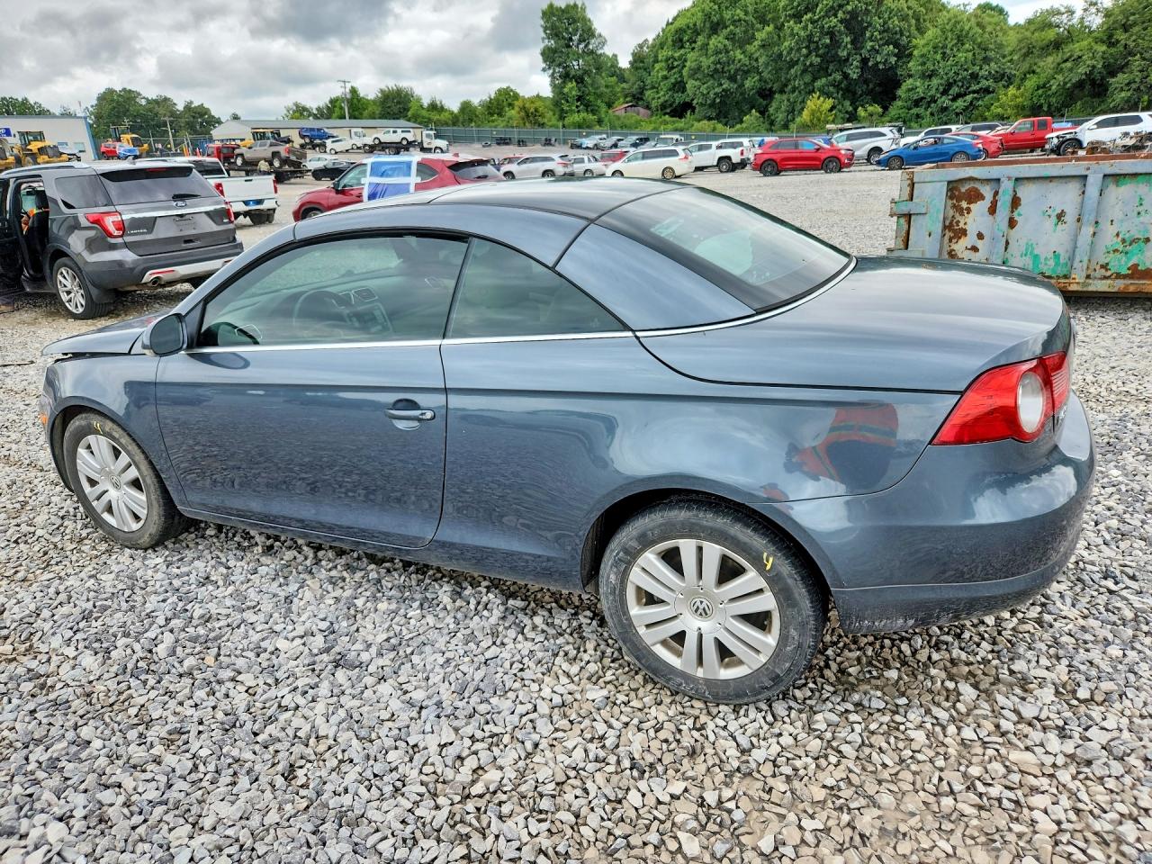 2007 Volkswagen Eos 2.0t Charcoal vin: WVWBA71F97V009245