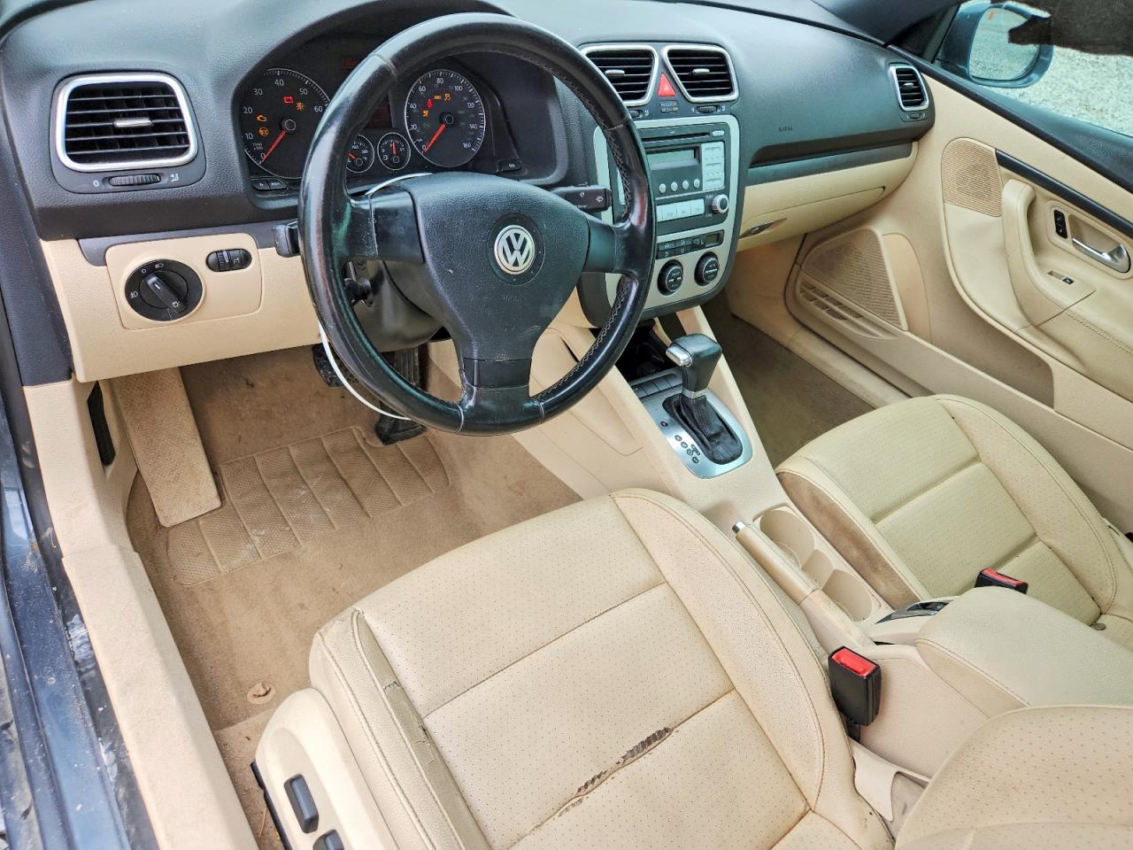 2007 Volkswagen Eos 2.0t Charcoal vin: WVWBA71F97V009245