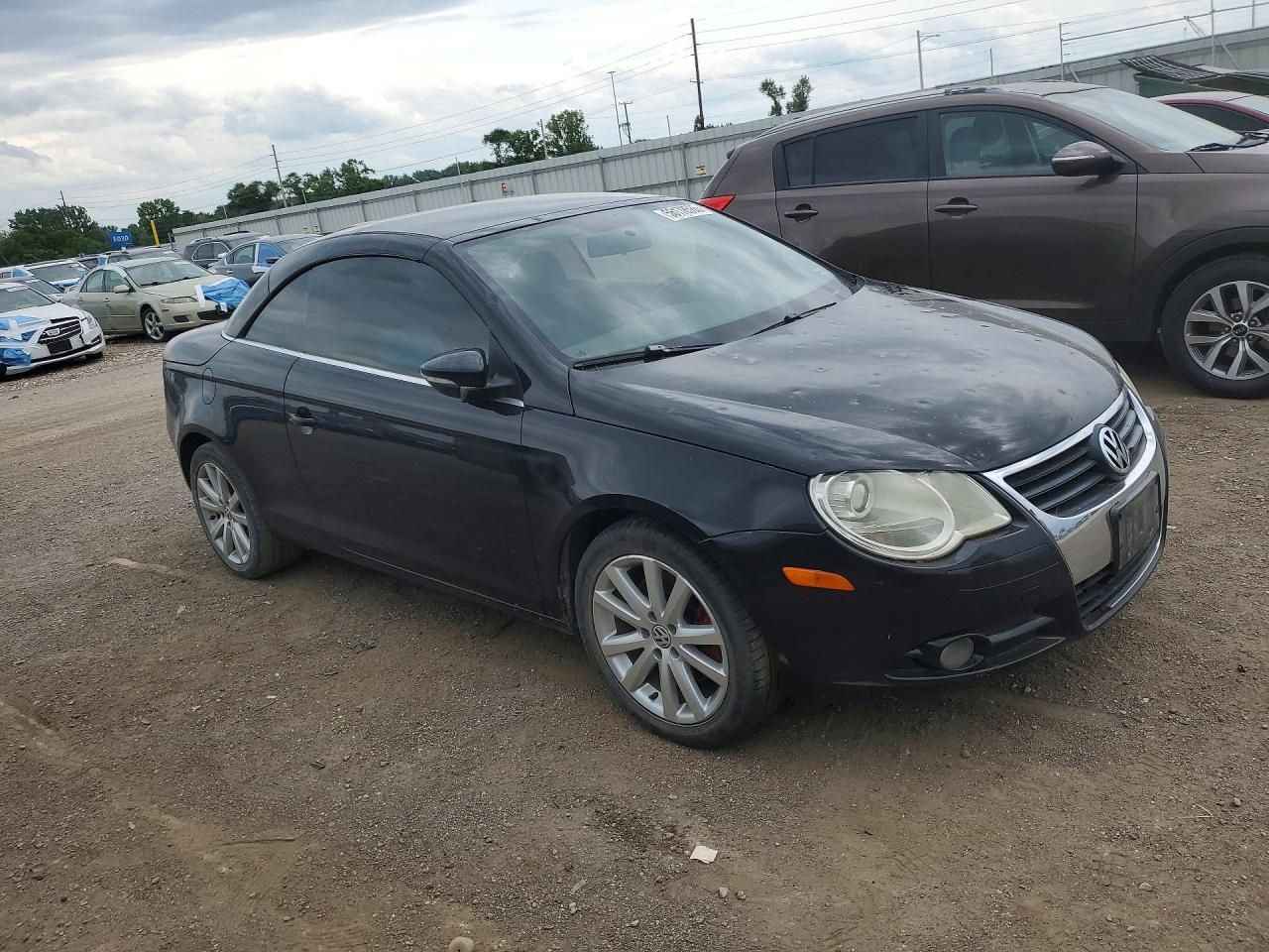 2009 Volkswagen Eos Turbo Black vin: WVWBA71F99V014075