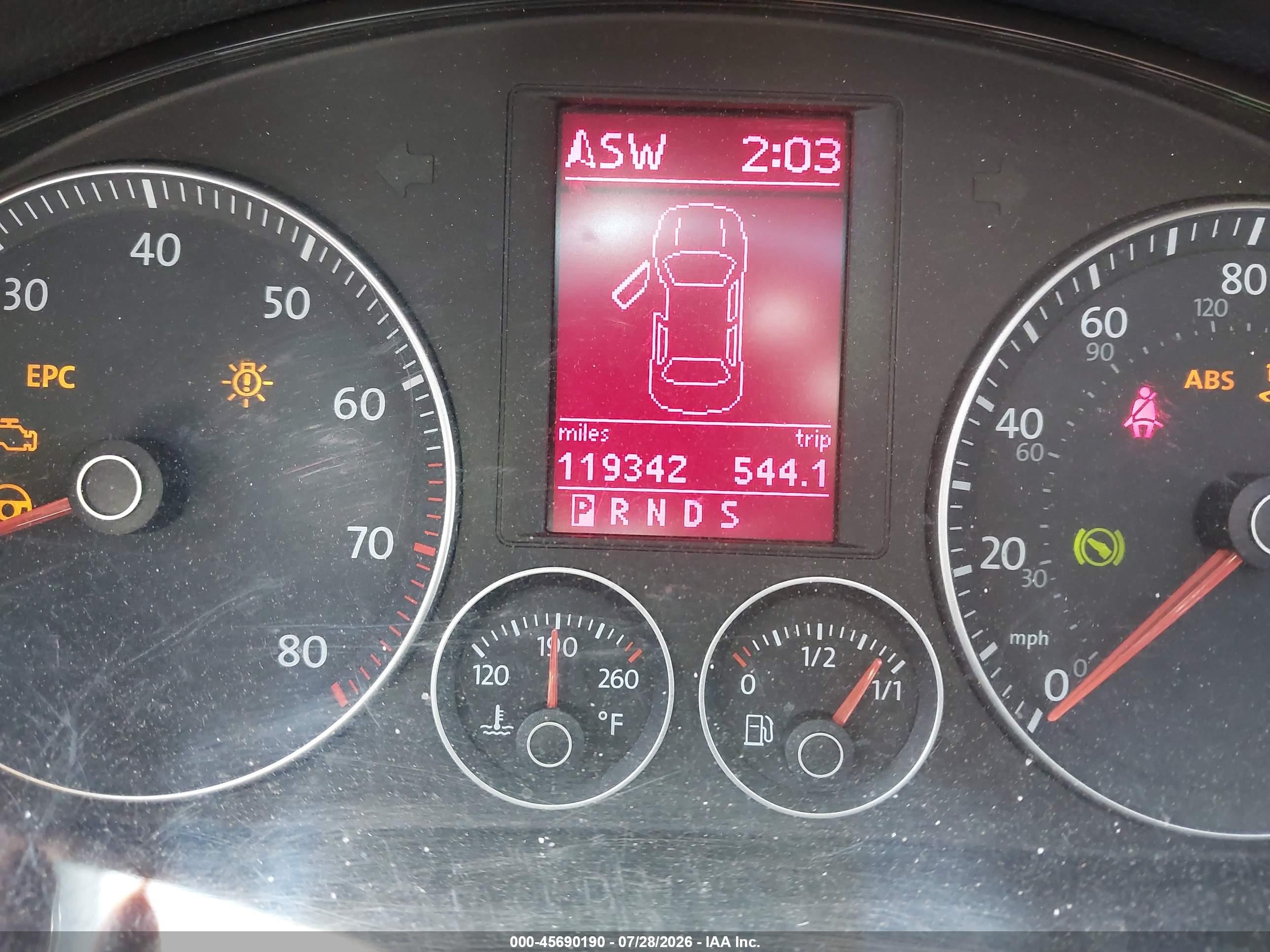2009 Volkswagen Eos Komfort Red vin: WVWBA71F99V014240