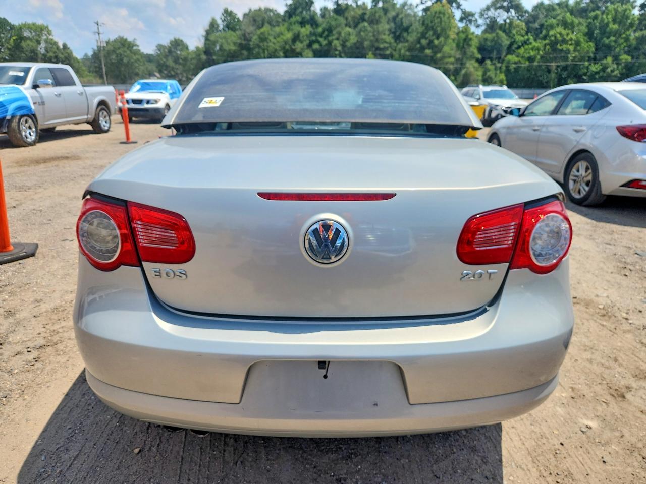 2009 Volkswagen Eos Silver vin: WVWBA71F99V014366