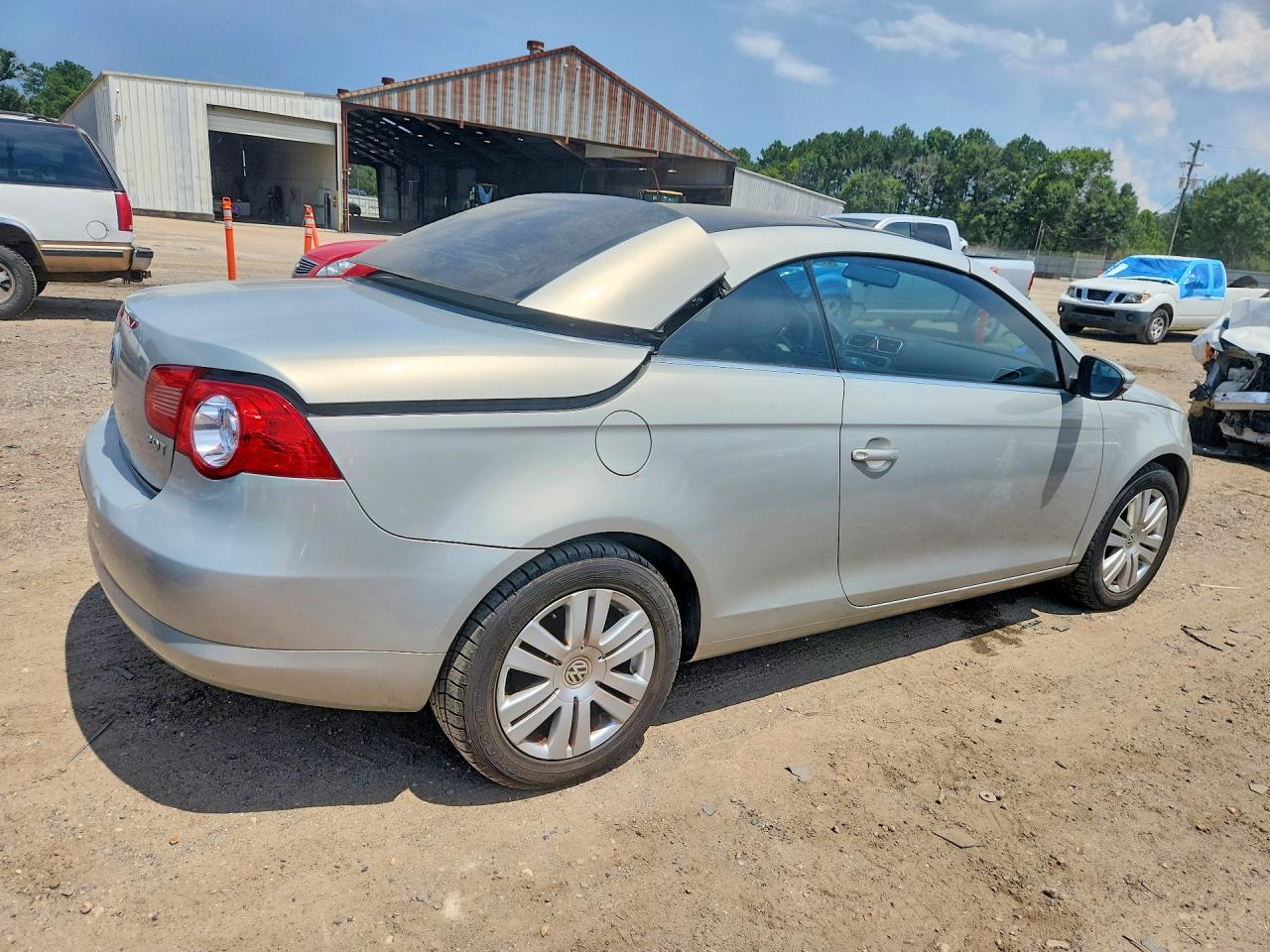 2009 Volkswagen Eos Silver vin: WVWBA71F99V014366