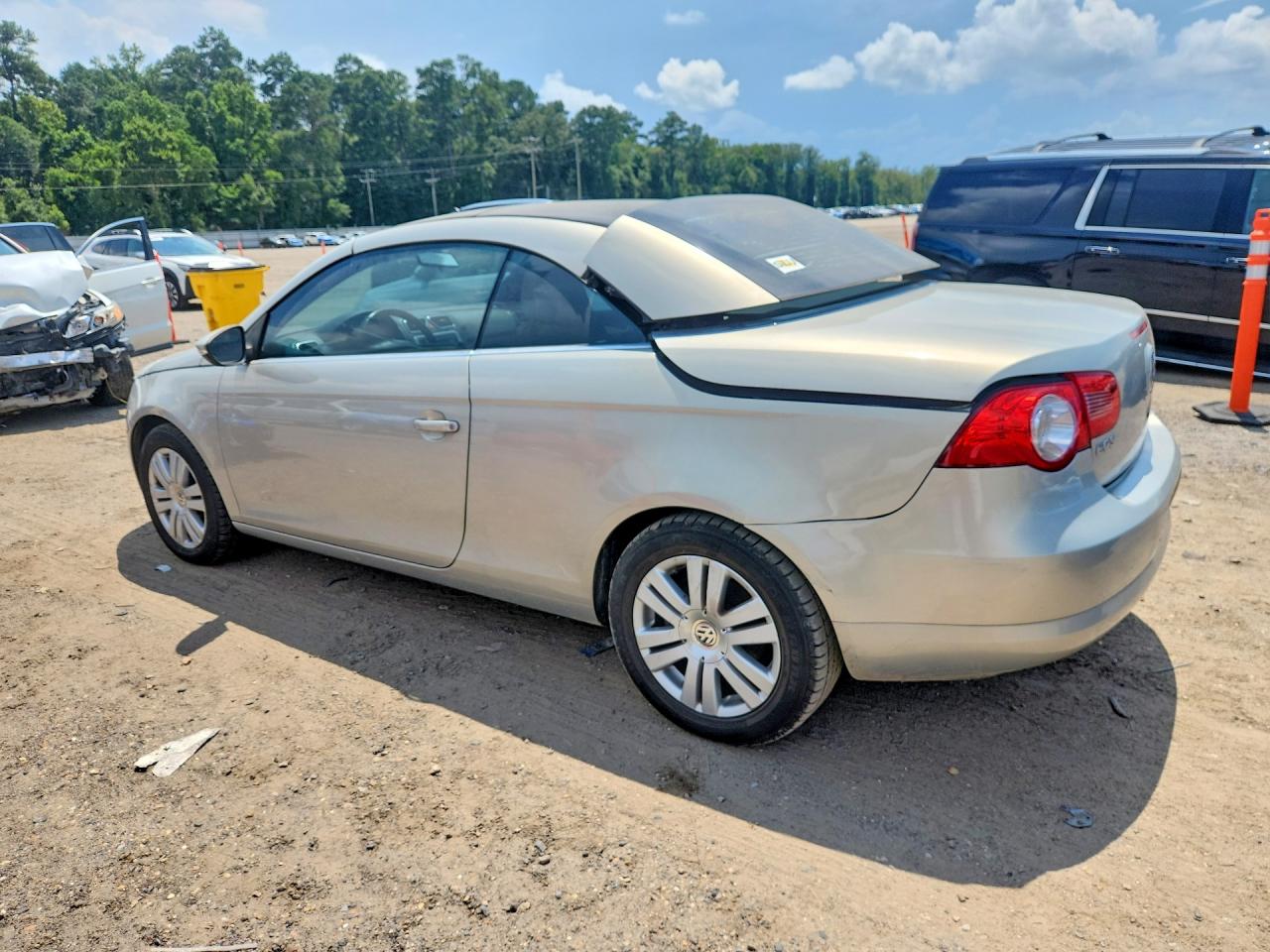 2009 Volkswagen Eos Silver vin: WVWBA71F99V014366