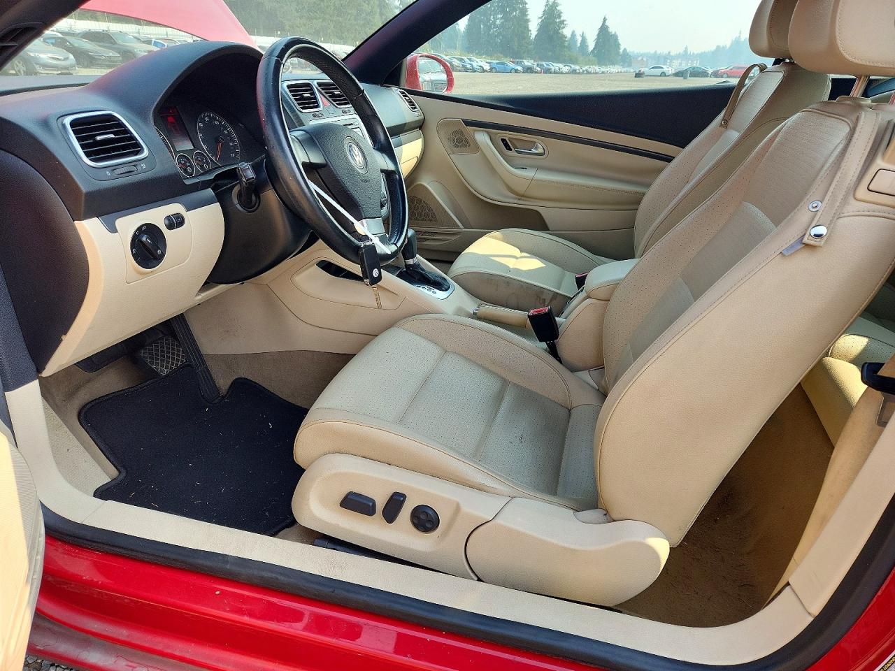 2007 Volkswagen Eos 2.0t Red vin: WVWBA71FX7V045770