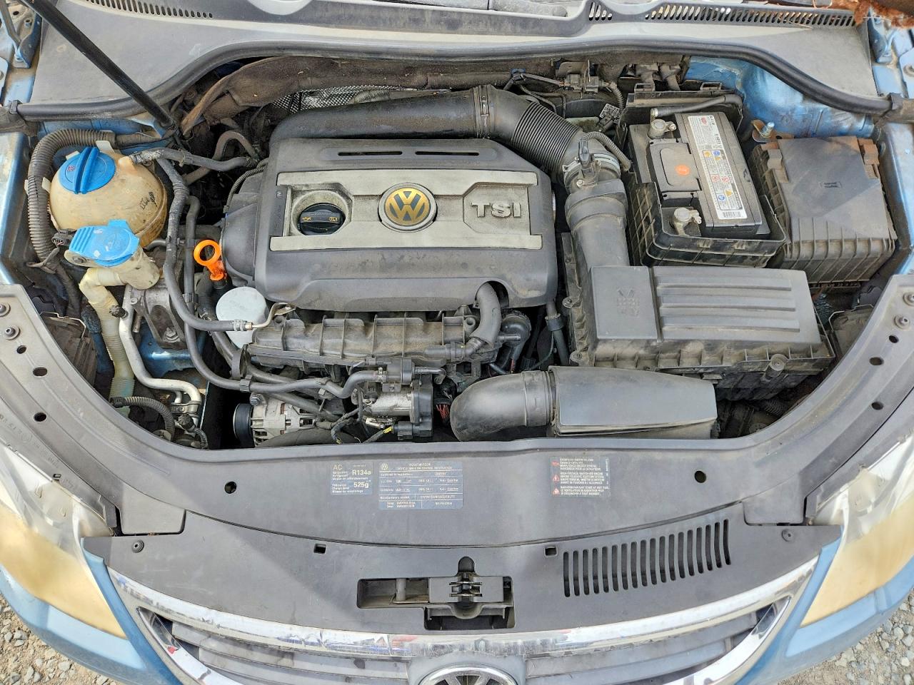 2009 Volkswagen Eos Turbo Blue vin: WVWBA71FX9V012321