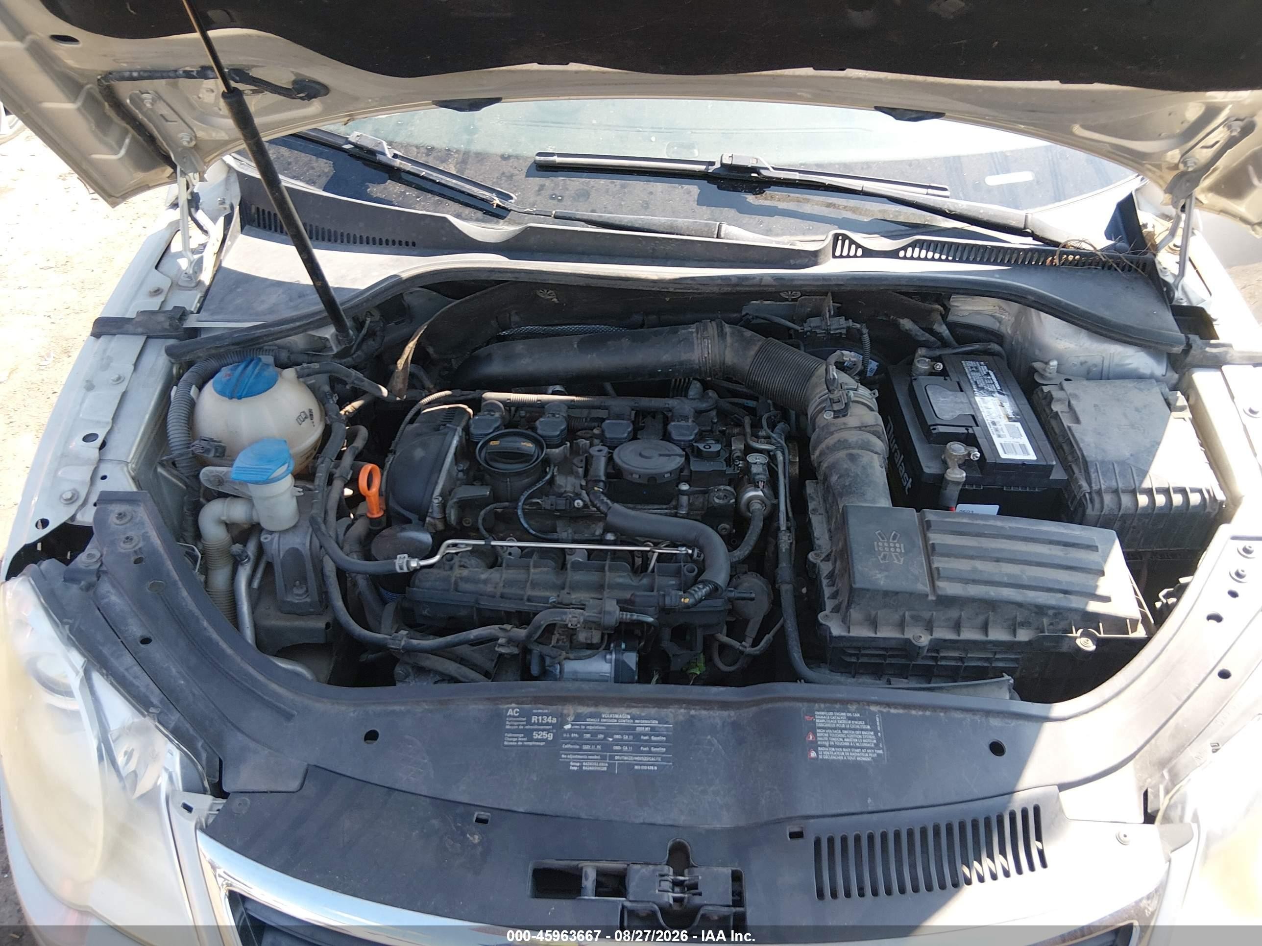 2009 Volkswagen Eos Turbo/komfort Silver vin: WVWBA71FX9V016305