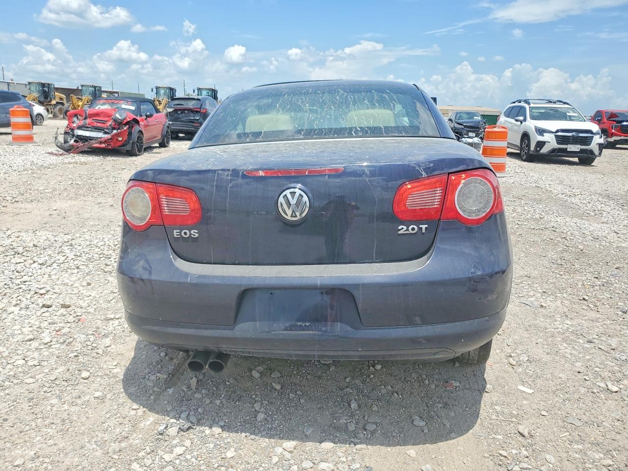 2009 Volkswagen Eos Turbo Black vin: WVWBA71FX9V021536