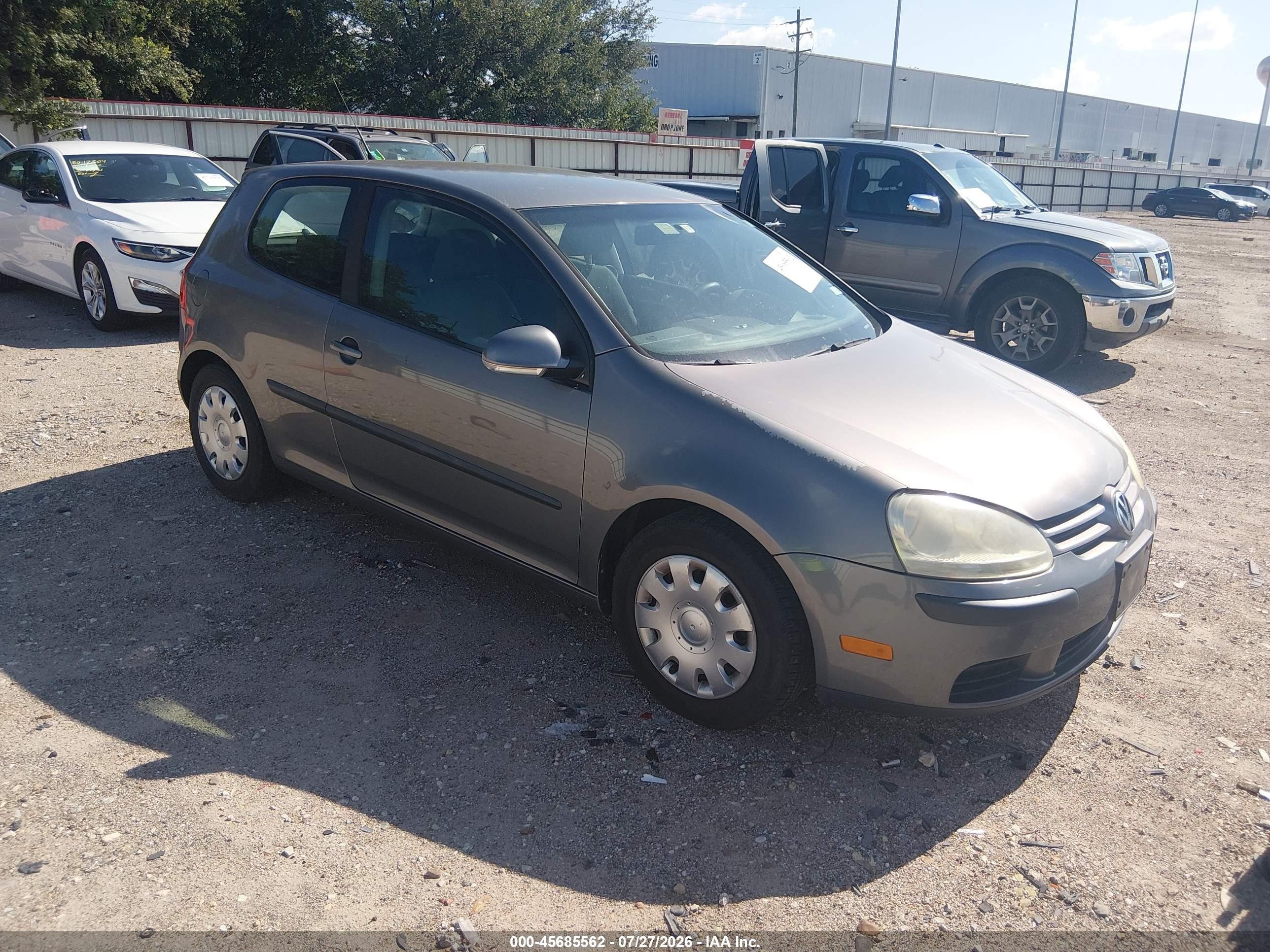 2008 Volkswagen Rabbit S Gray vin: WVWBA71K18W071067