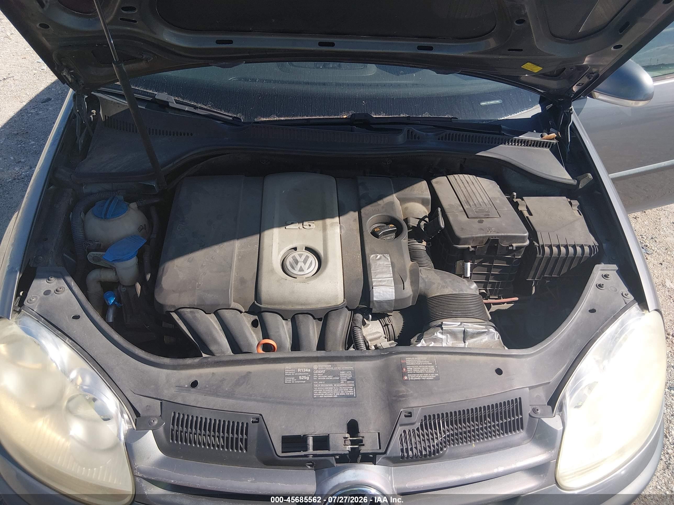2008 Volkswagen Rabbit S Серый vin: WVWBA71K18W071067