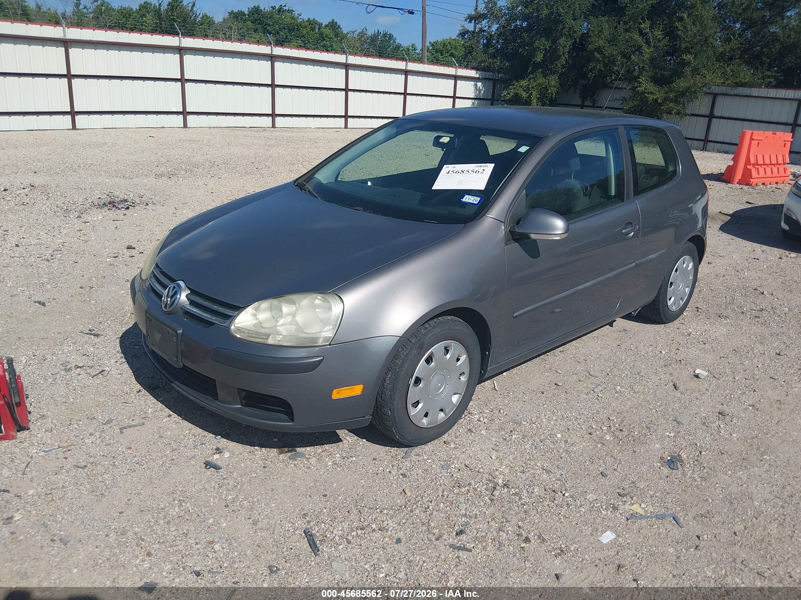 2008 Volkswagen Rabbit S Серый vin: WVWBA71K18W071067