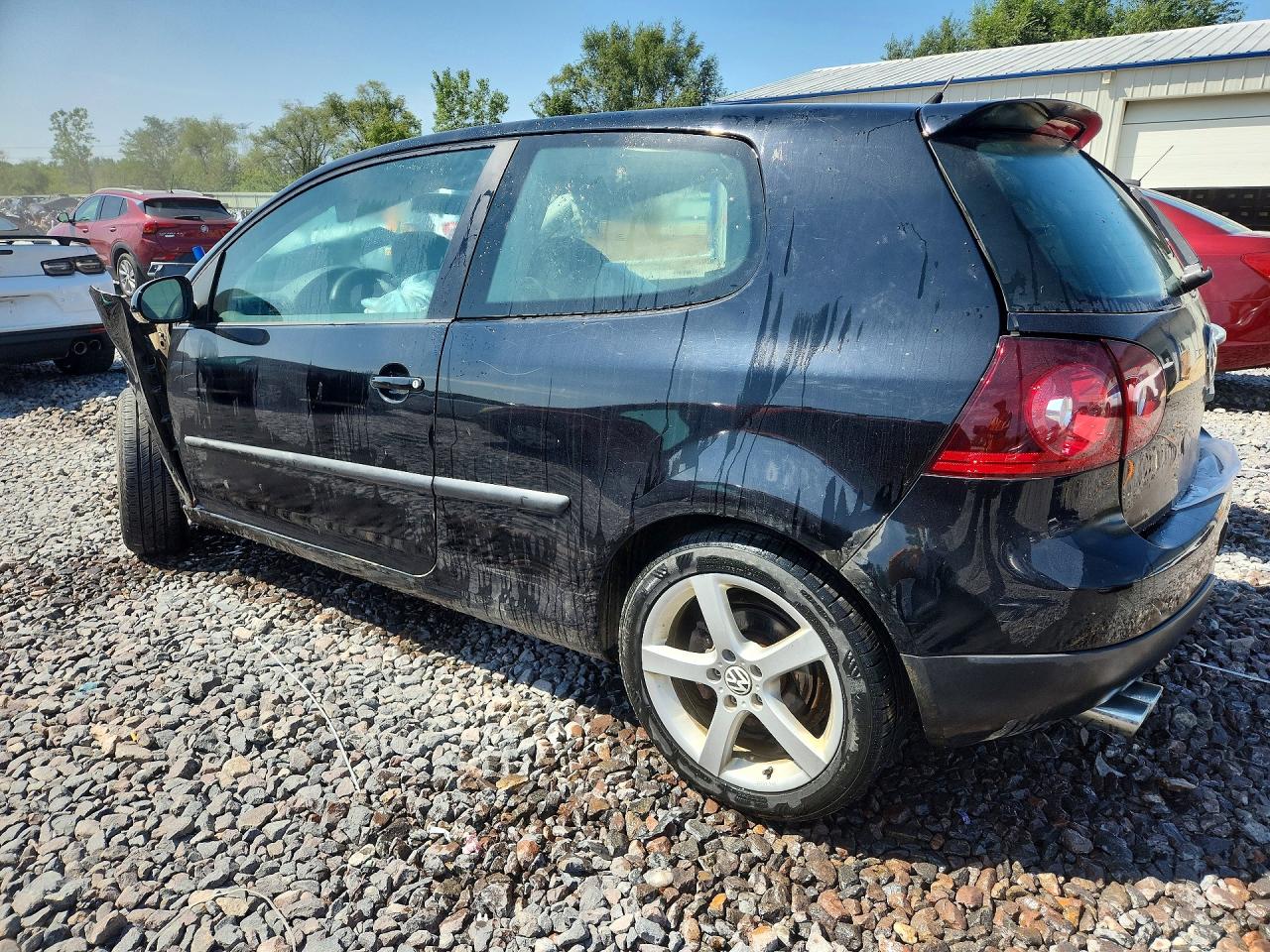 2008 Volkswagen Rabbit Black vin: WVWBA71K18W326848