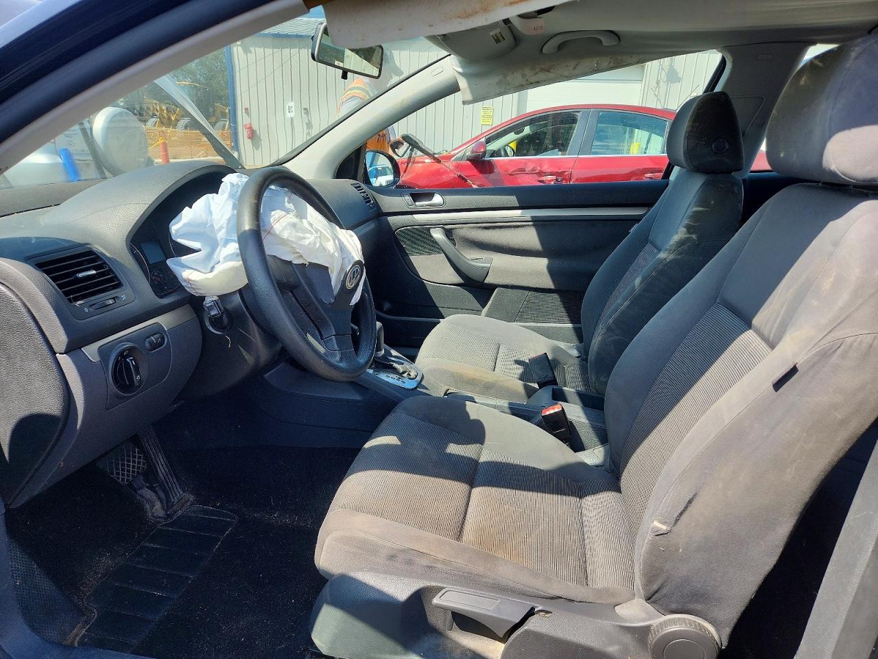2008 Volkswagen Rabbit Black vin: WVWBA71K18W326848