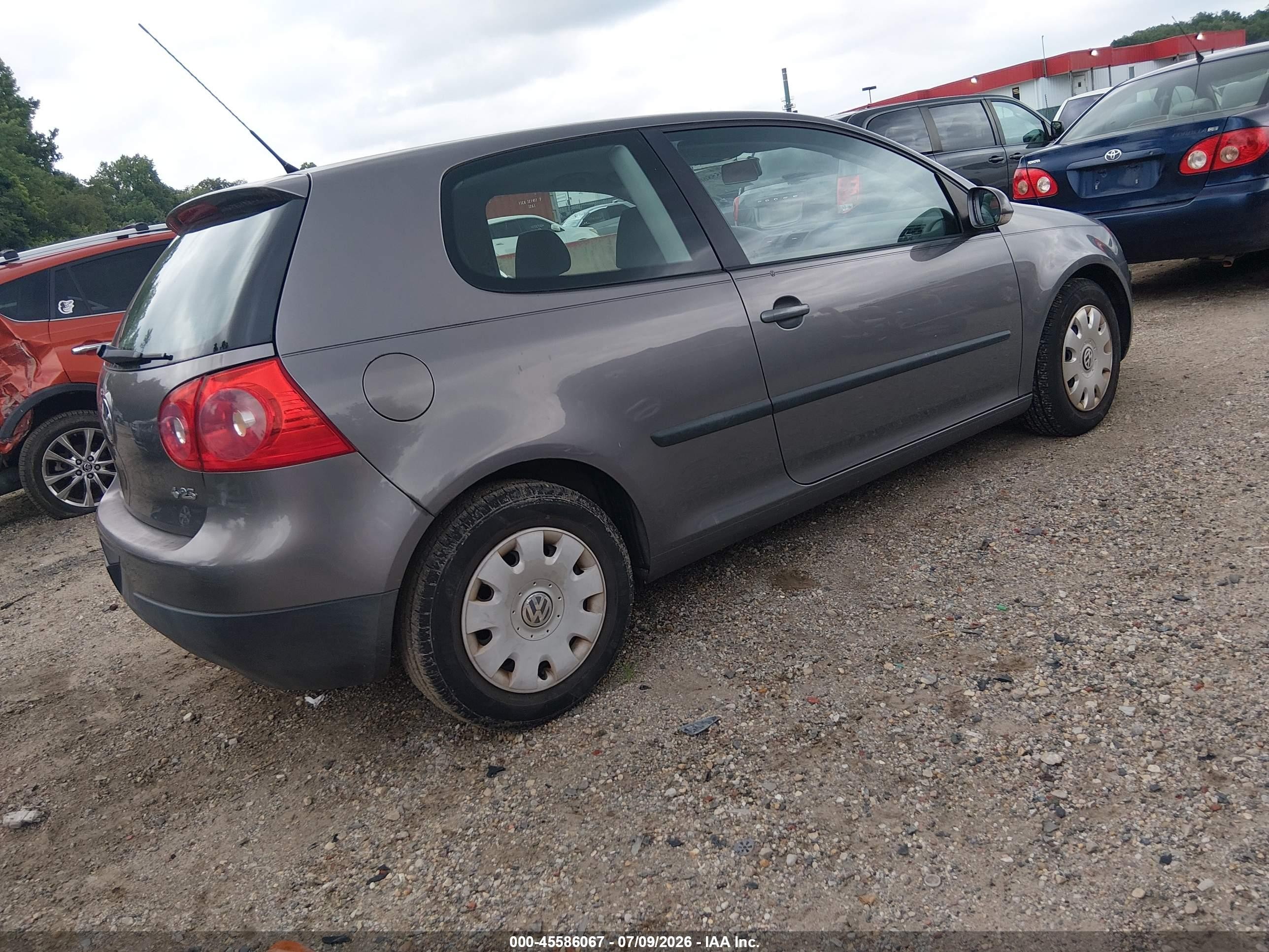 2008 Volkswagen Rabbit S Gray vin: WVWBA71K28W121572