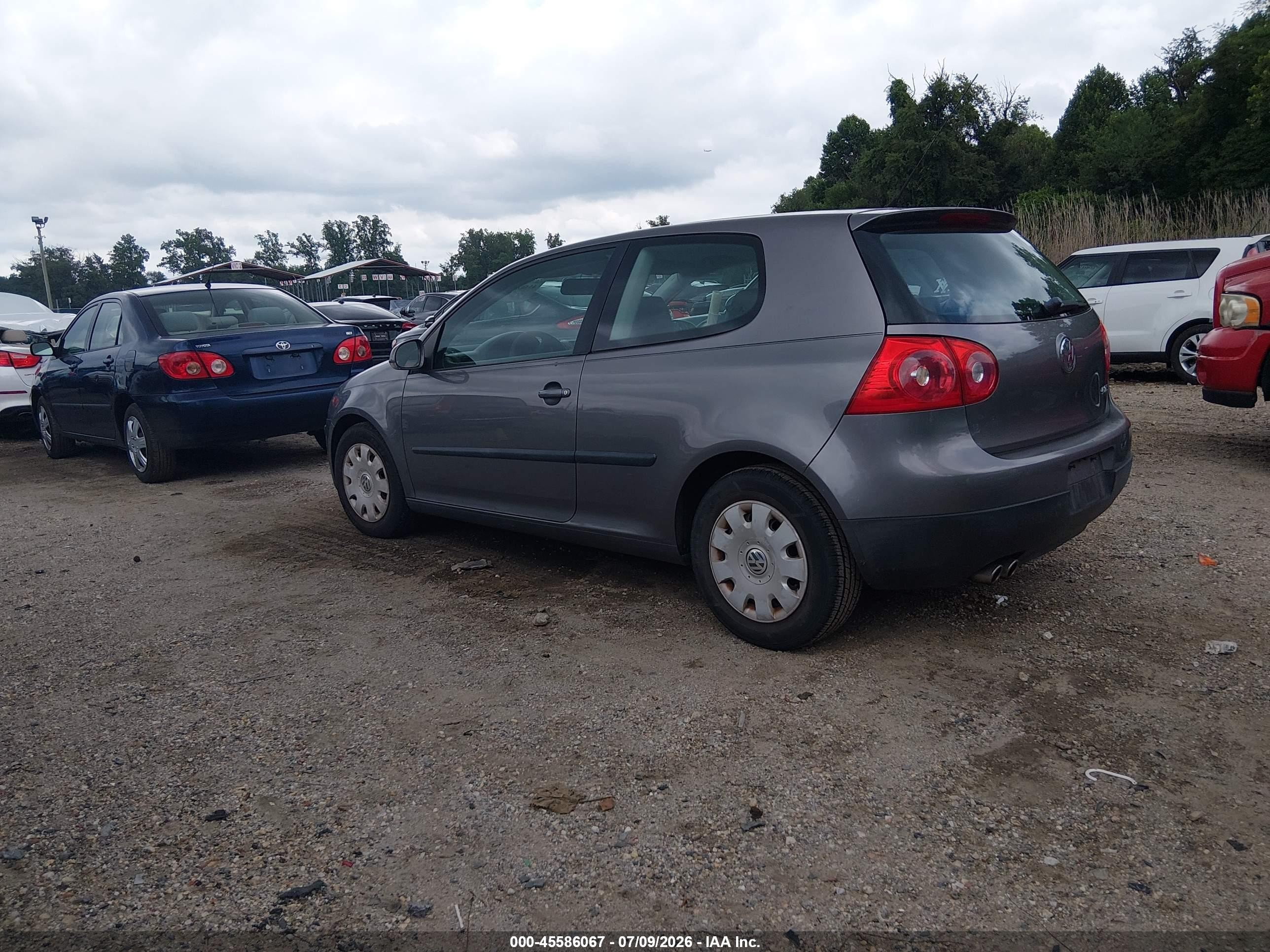2008 Volkswagen Rabbit S Gray vin: WVWBA71K28W121572