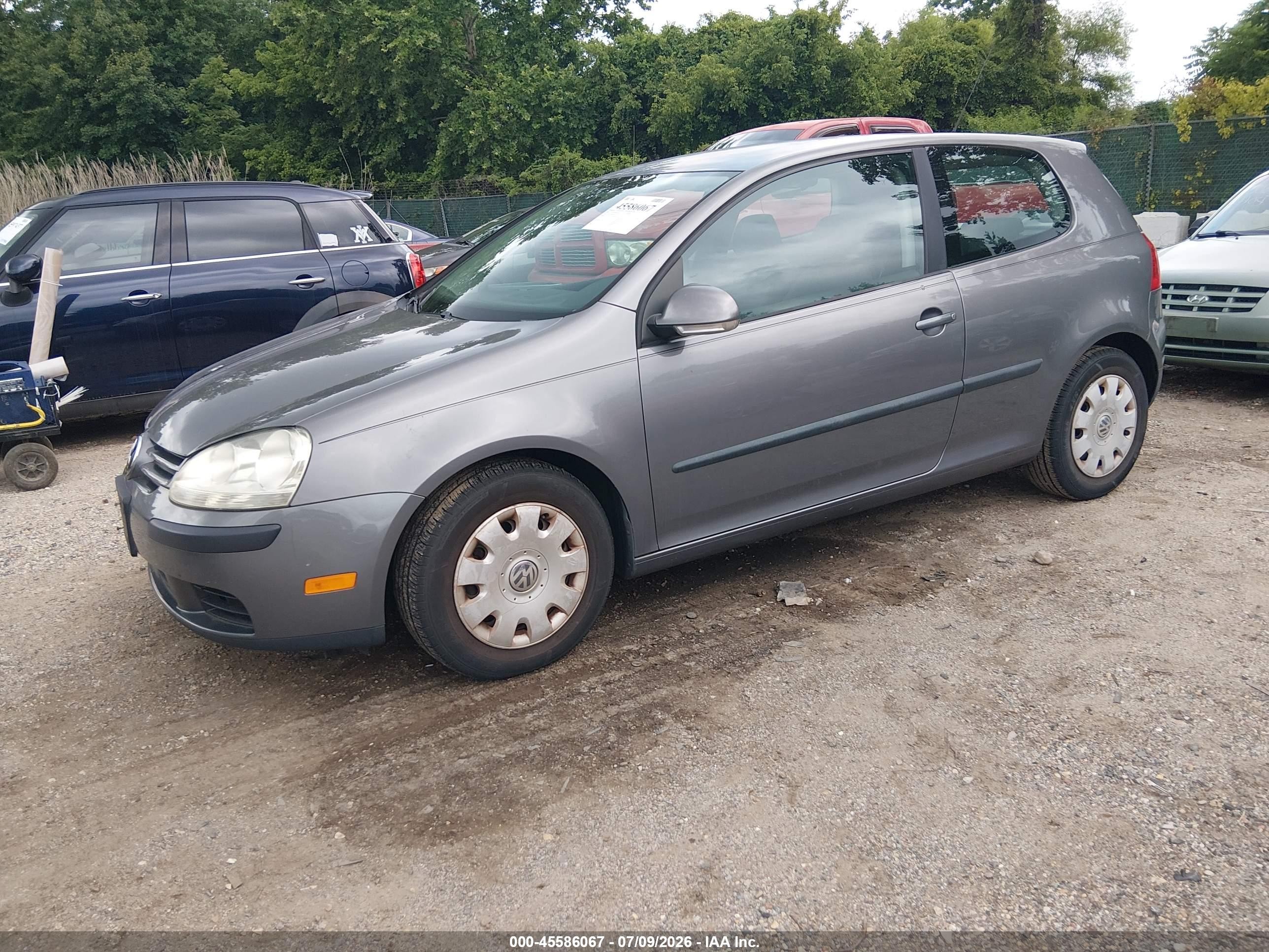 2008 Volkswagen Rabbit S Gray vin: WVWBA71K28W121572