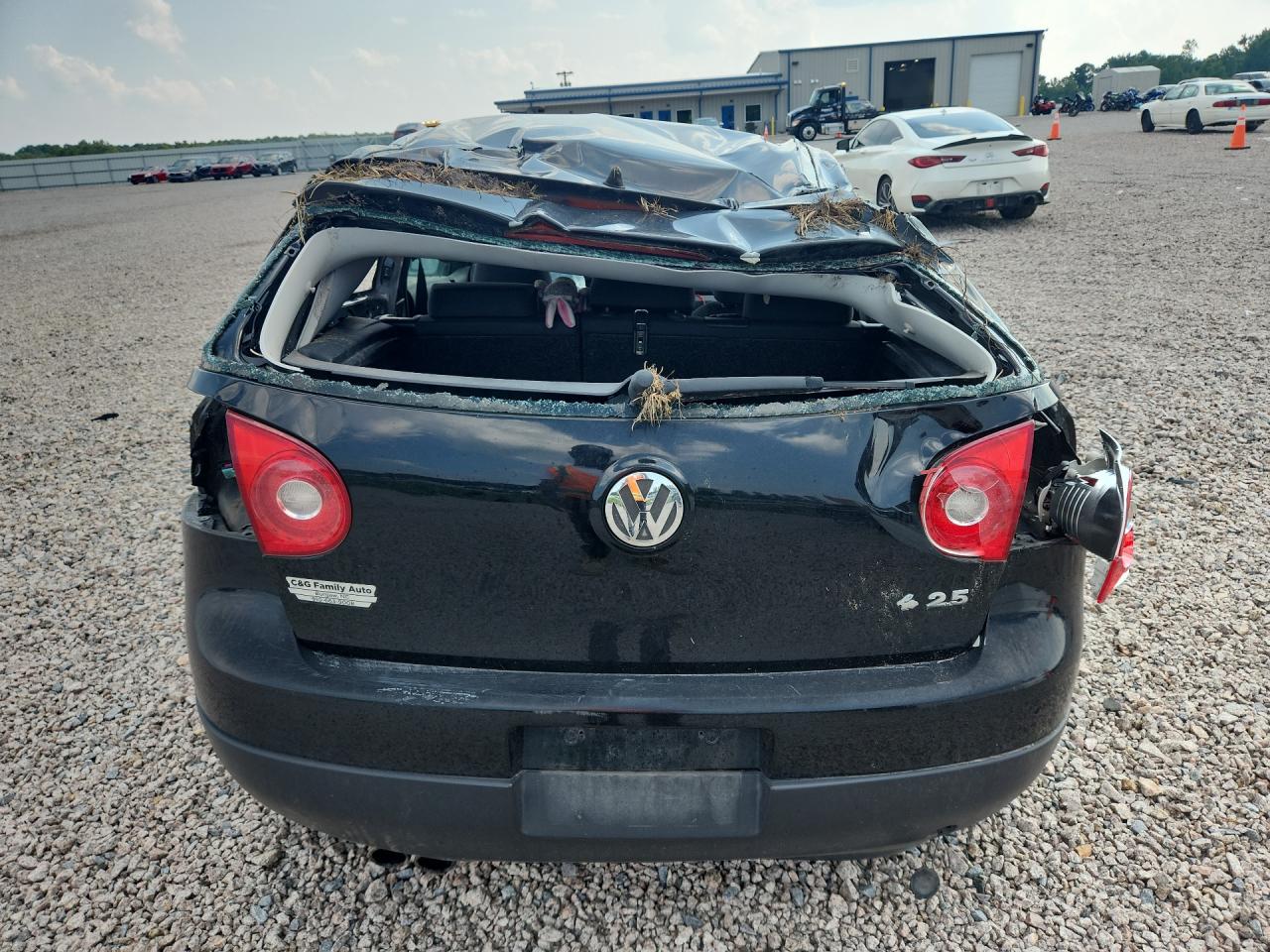 2009 Volkswagen Rabbit Black vin: WVWBA71K69W044531