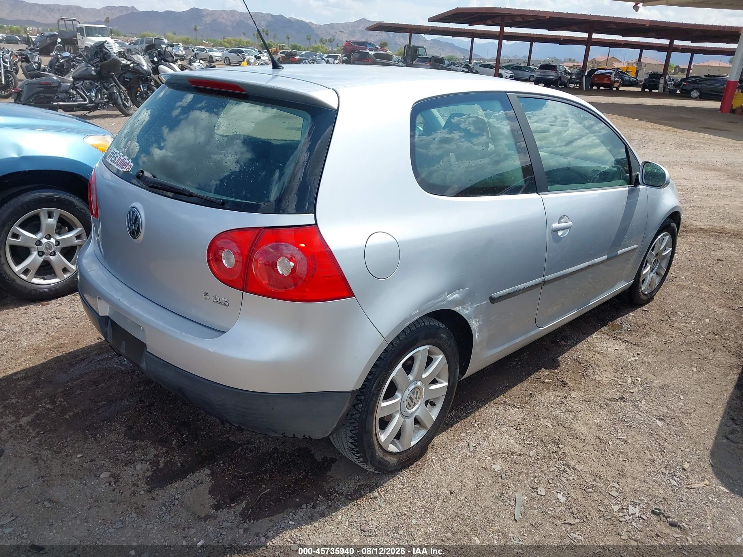 2009 Volkswagen Rabbit S Gray vin: WVWBA71K79W049625