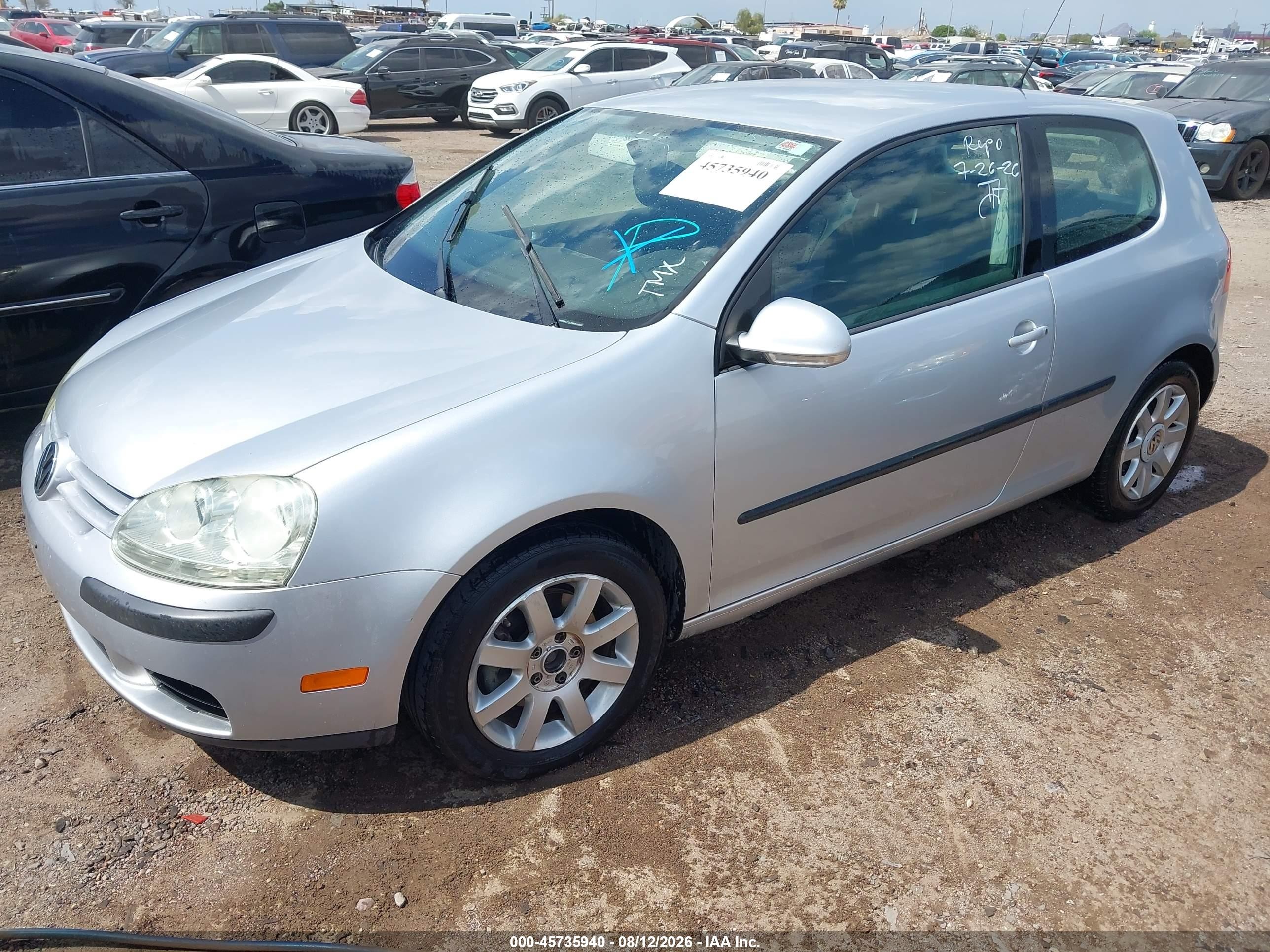 2009 Volkswagen Rabbit S Gray vin: WVWBA71K79W049625