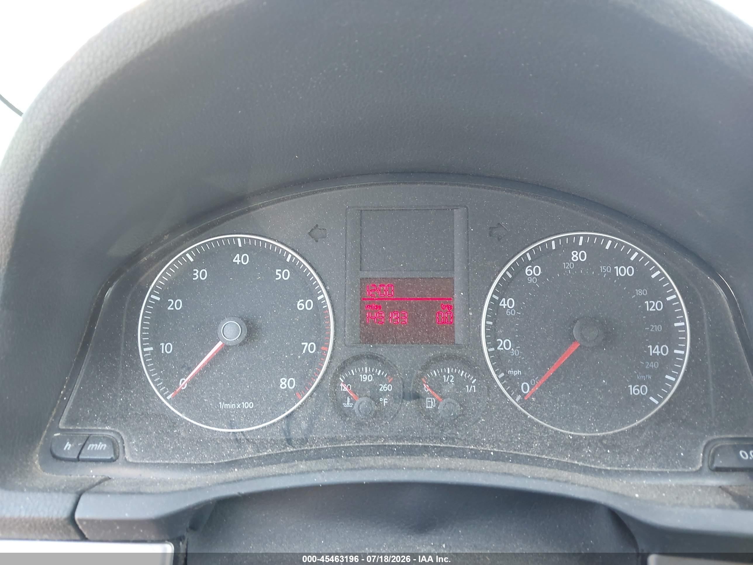 2008 Volkswagen Rabbit S Черный vin: WVWBA71K98W102078