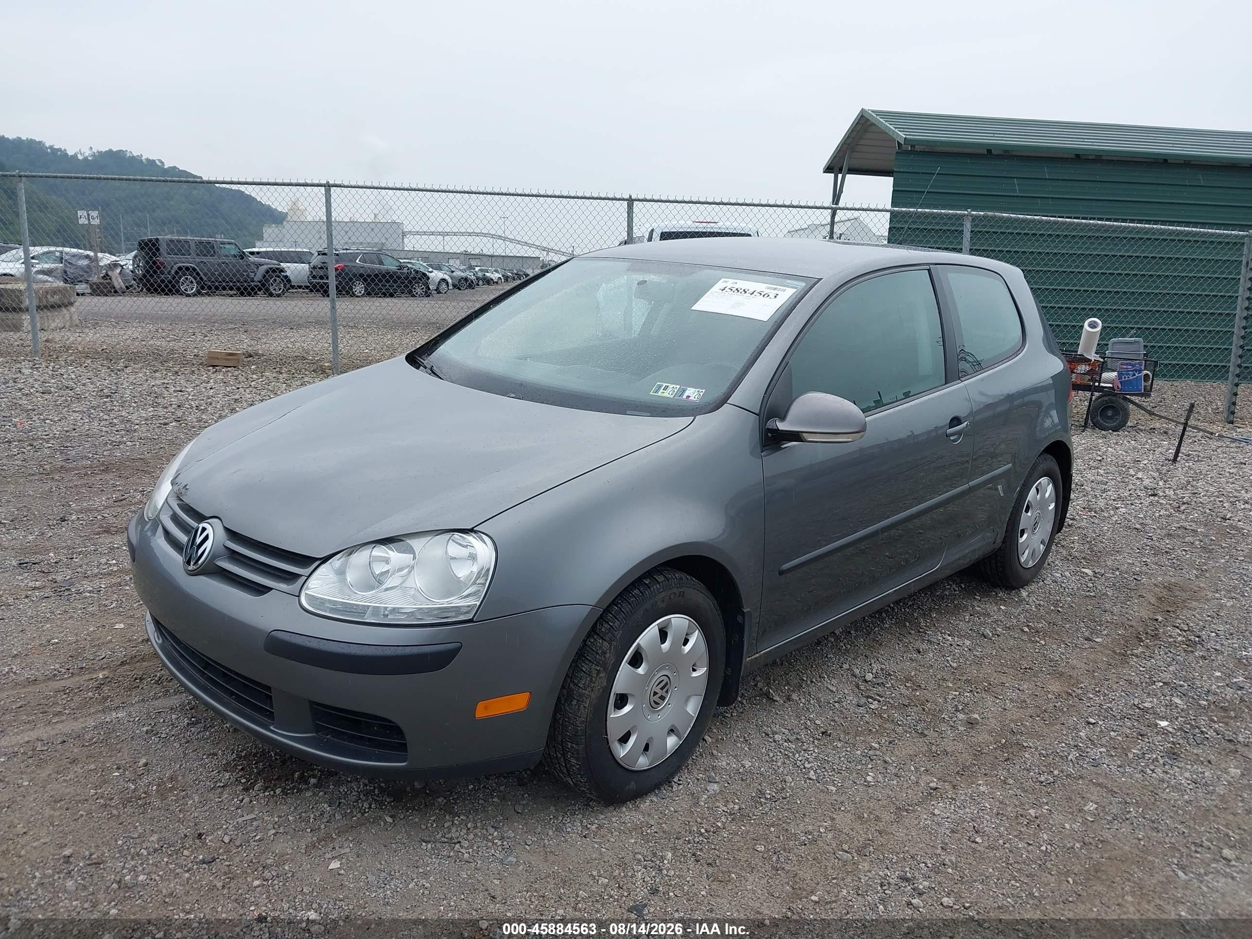 2008 Volkswagen Rabbit S Gray vin: WVWBA71KX8W136014