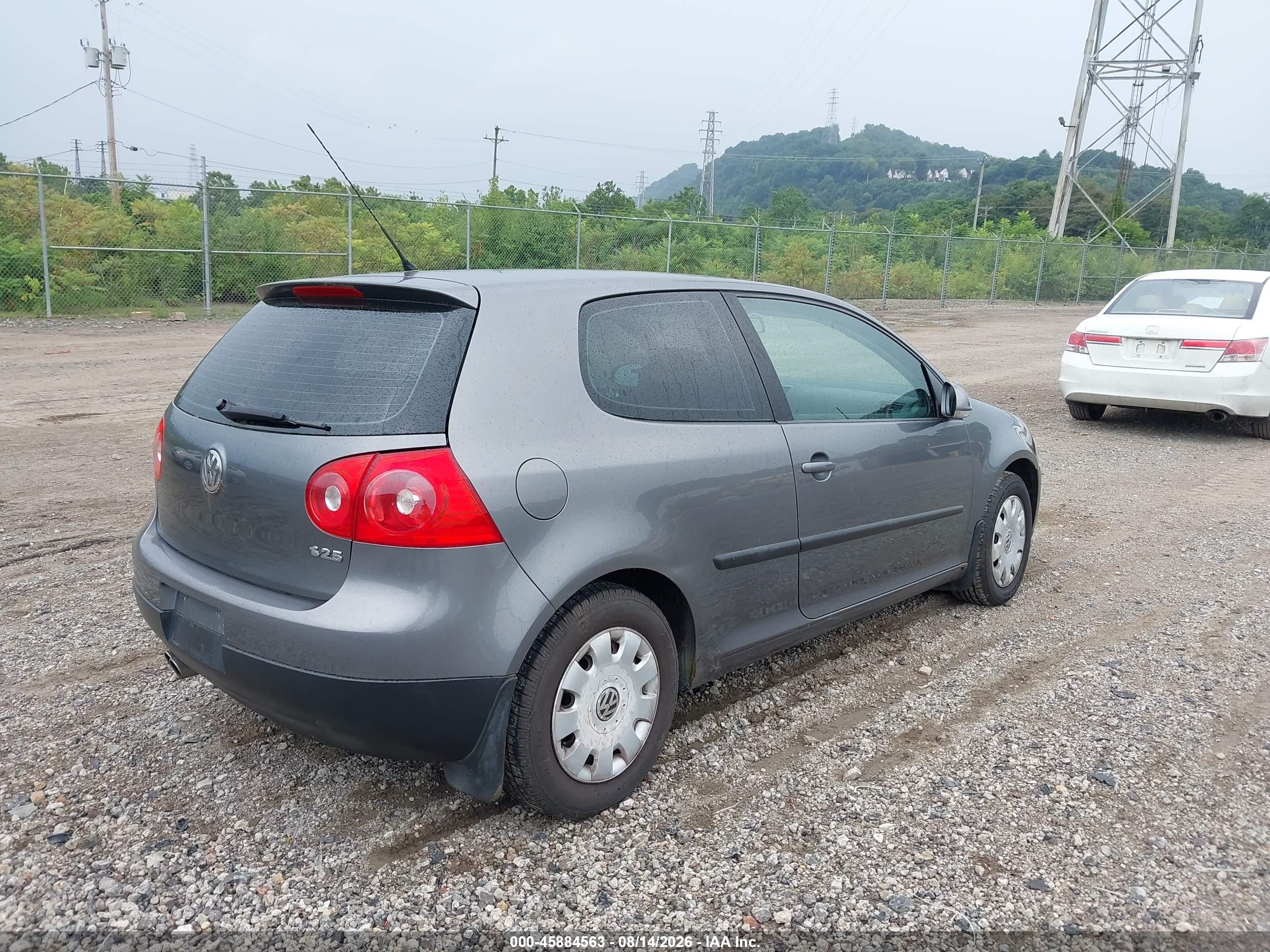 2008 Volkswagen Rabbit S Gray vin: WVWBA71KX8W136014