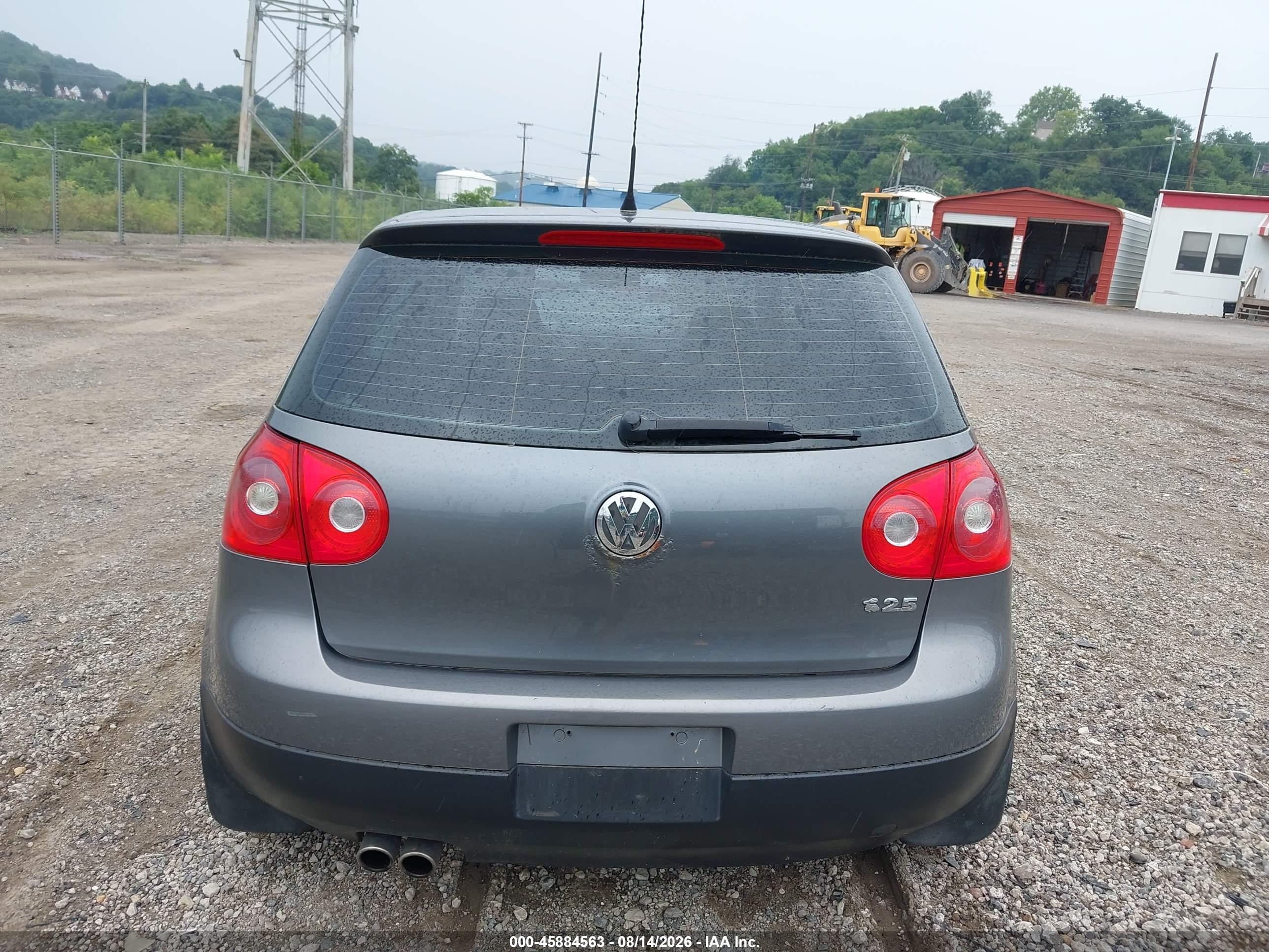 2008 Volkswagen Rabbit S Gray vin: WVWBA71KX8W136014
